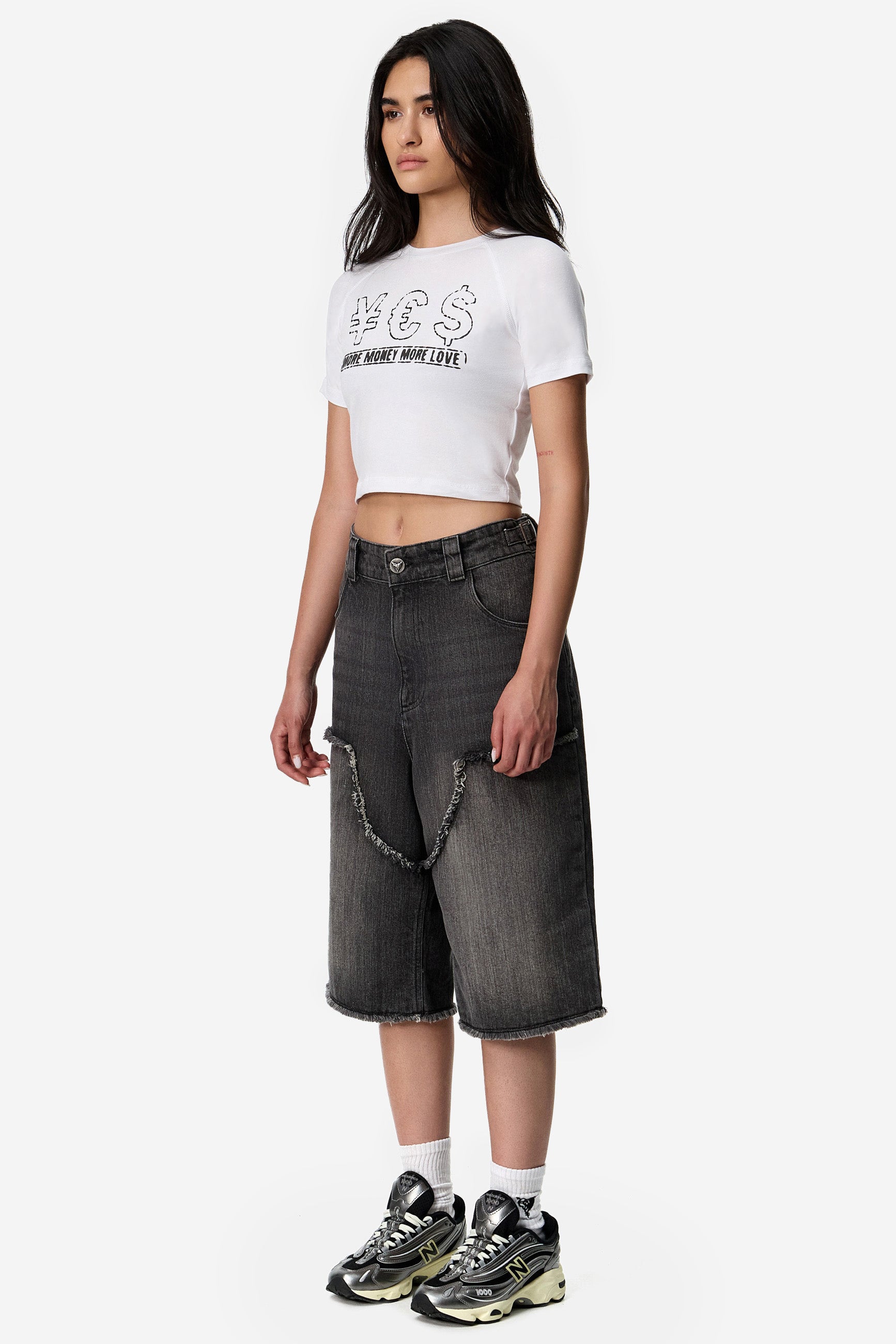 MORE MONEY YES CROP TOP