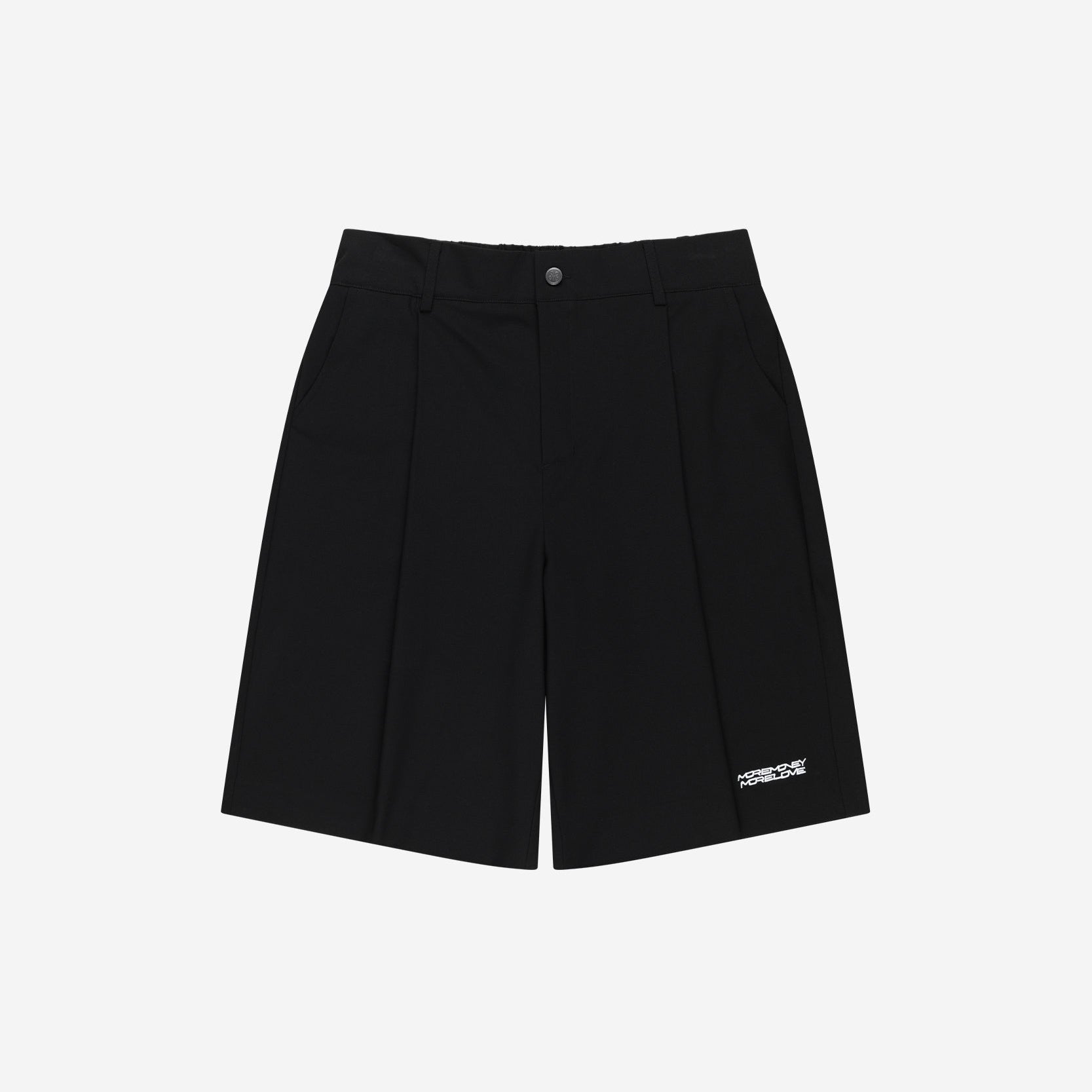 PLEATED SHORTS BLACK