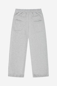 OPEN LEG JOGGER GREY MELANGE