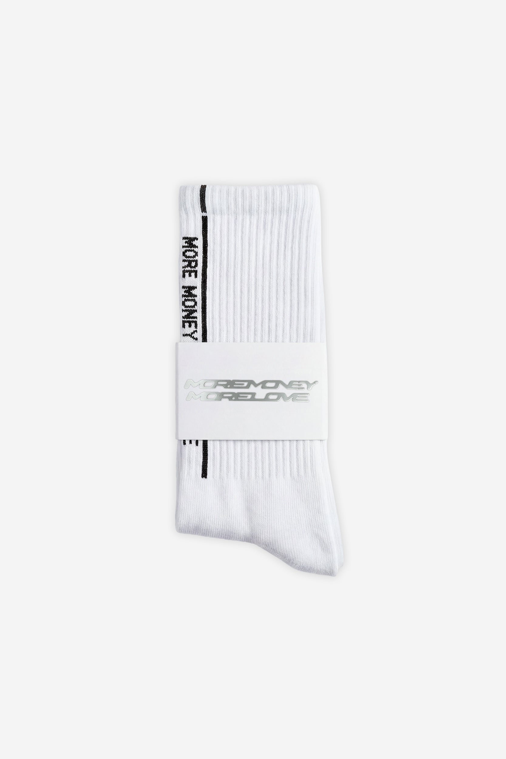 STRIPED SOCKS WHITE (3-PACK)