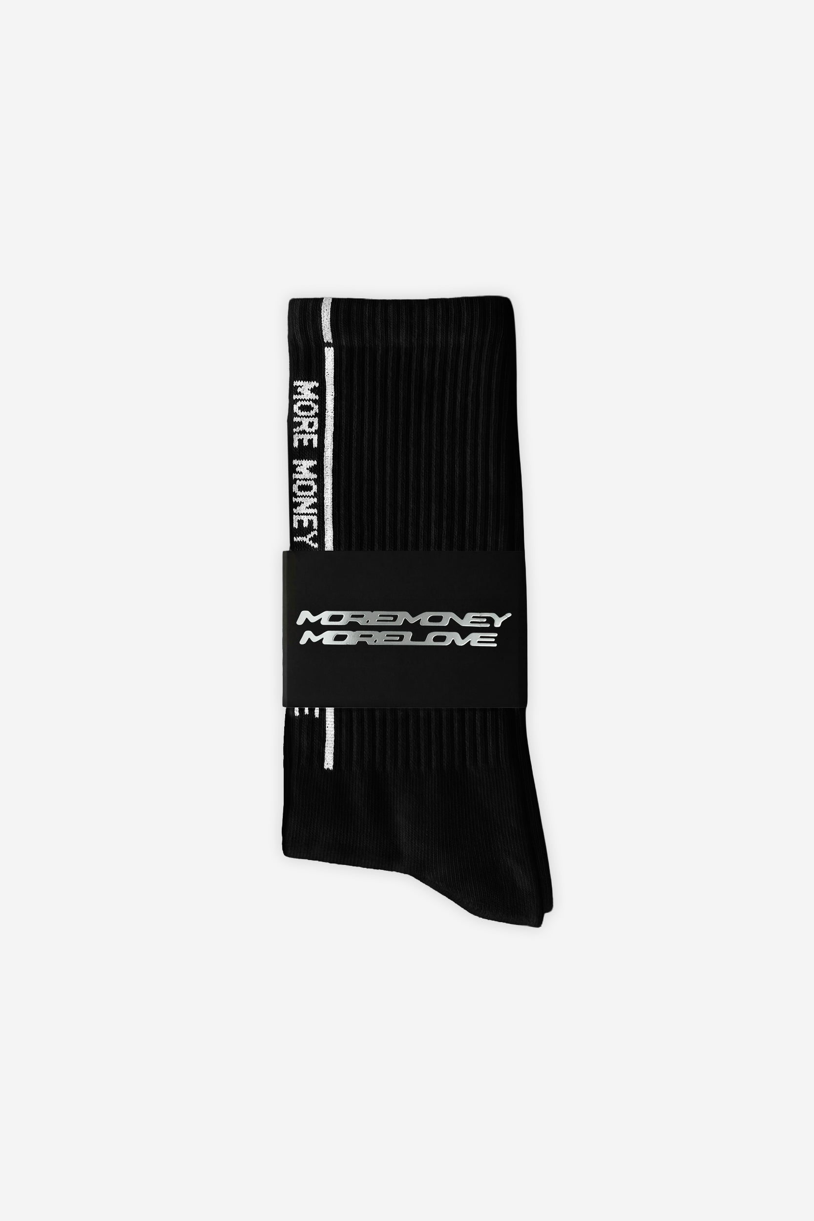 STRIPED SOCKS BLACK (3-PACK)