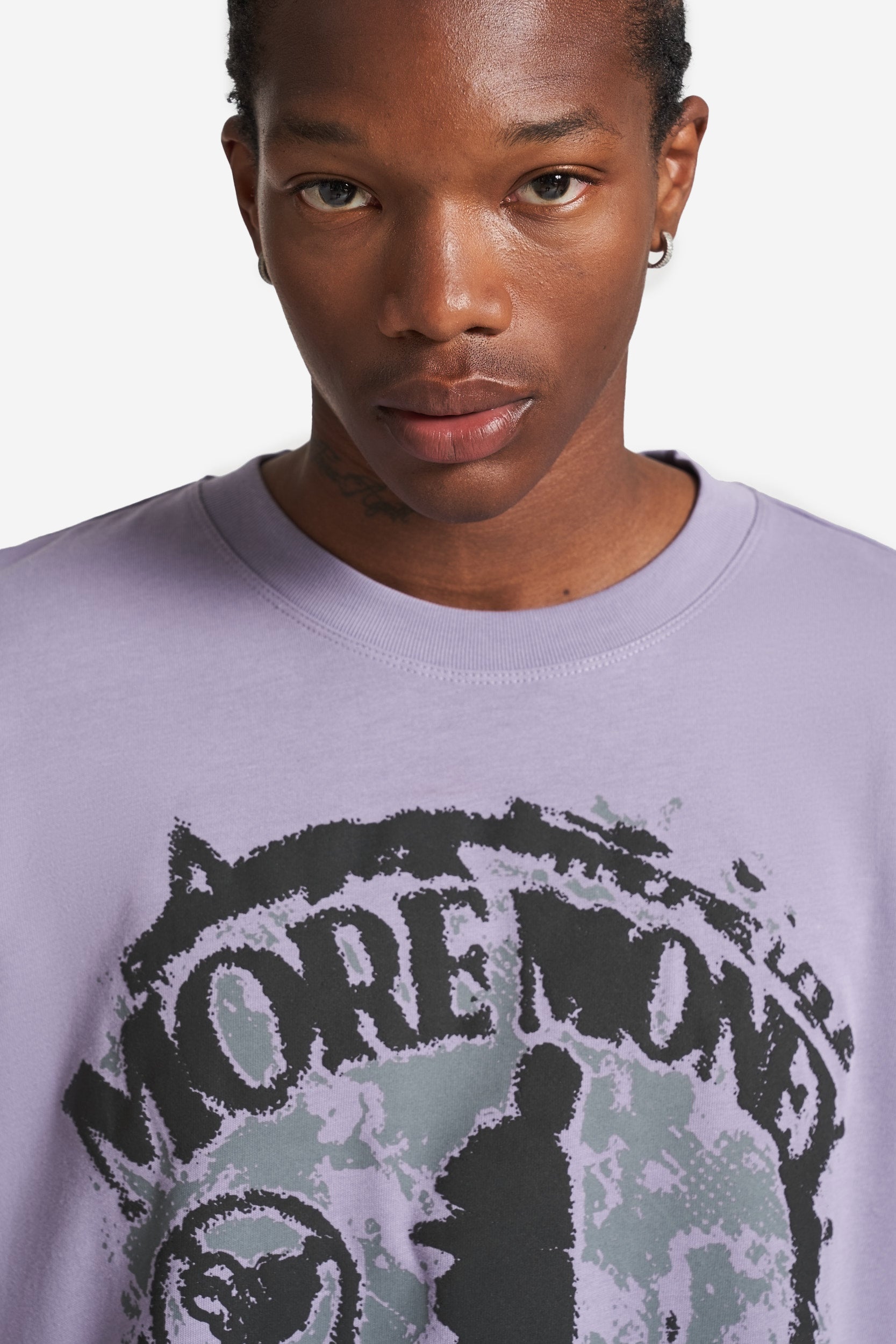 SHADOW WALK TEE PURPLE WASHED 