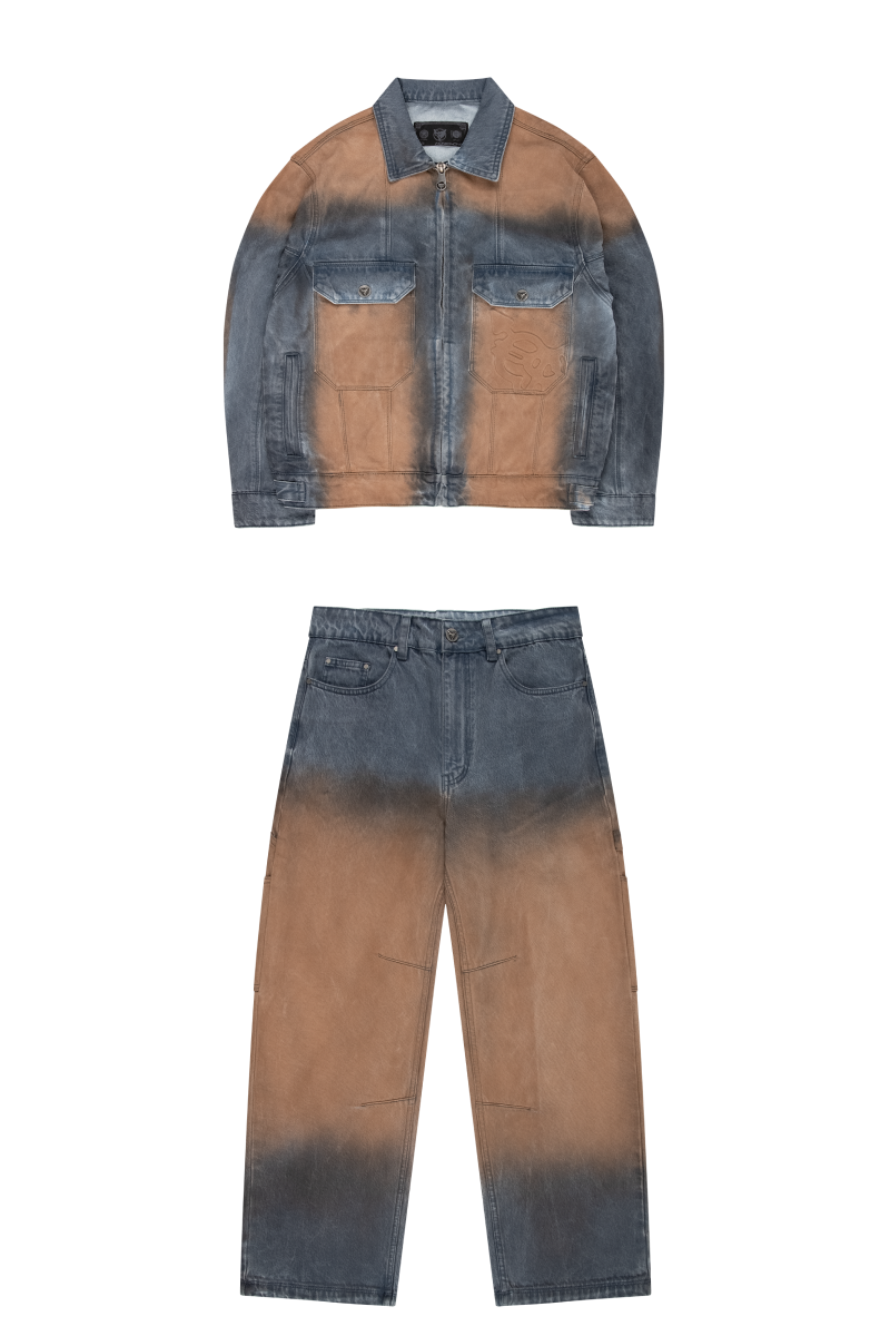 DIRT WASHED DENIM SET