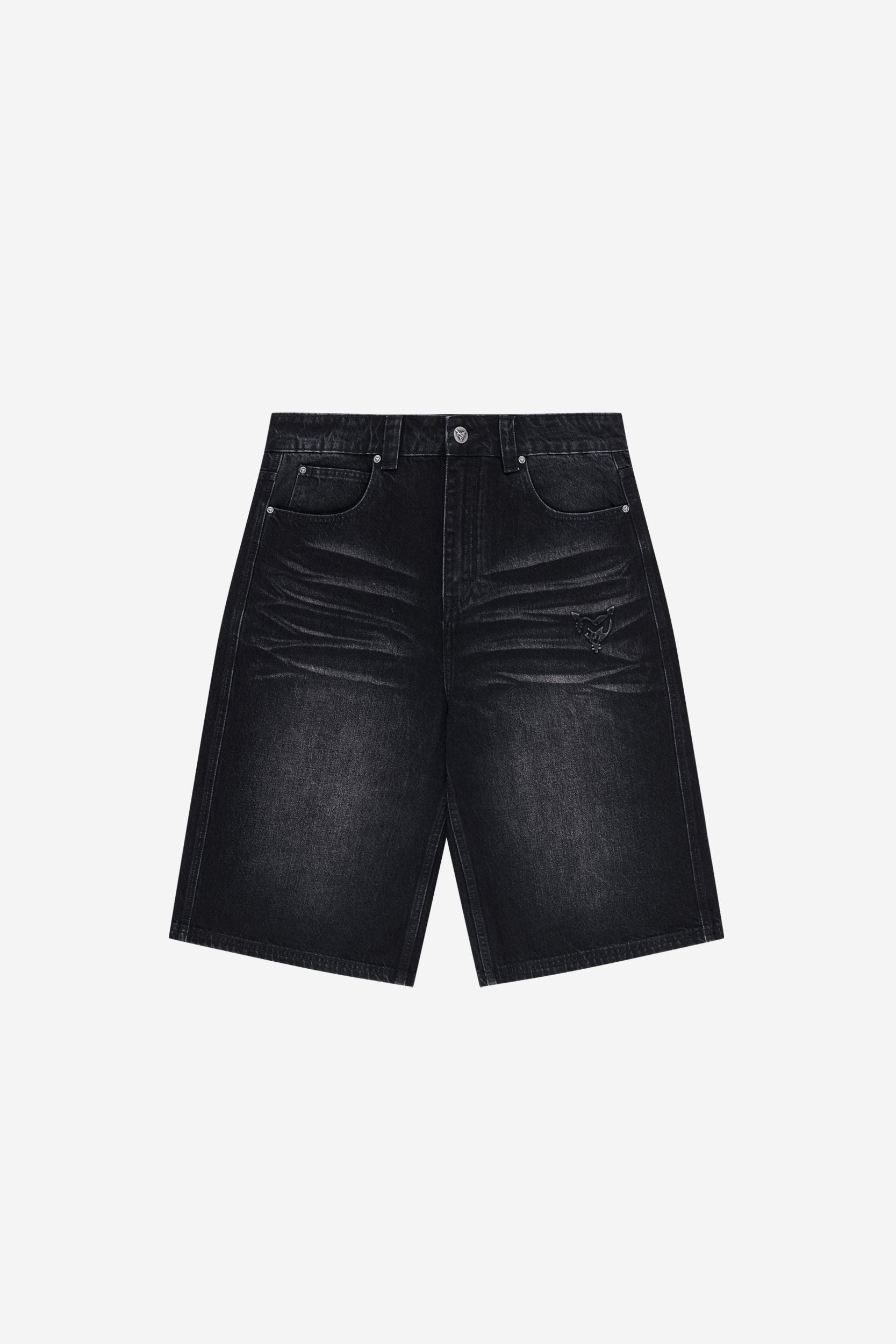 KNIT TEE JERSEY BLACK + DISTINCTIVE JORTS BLACK