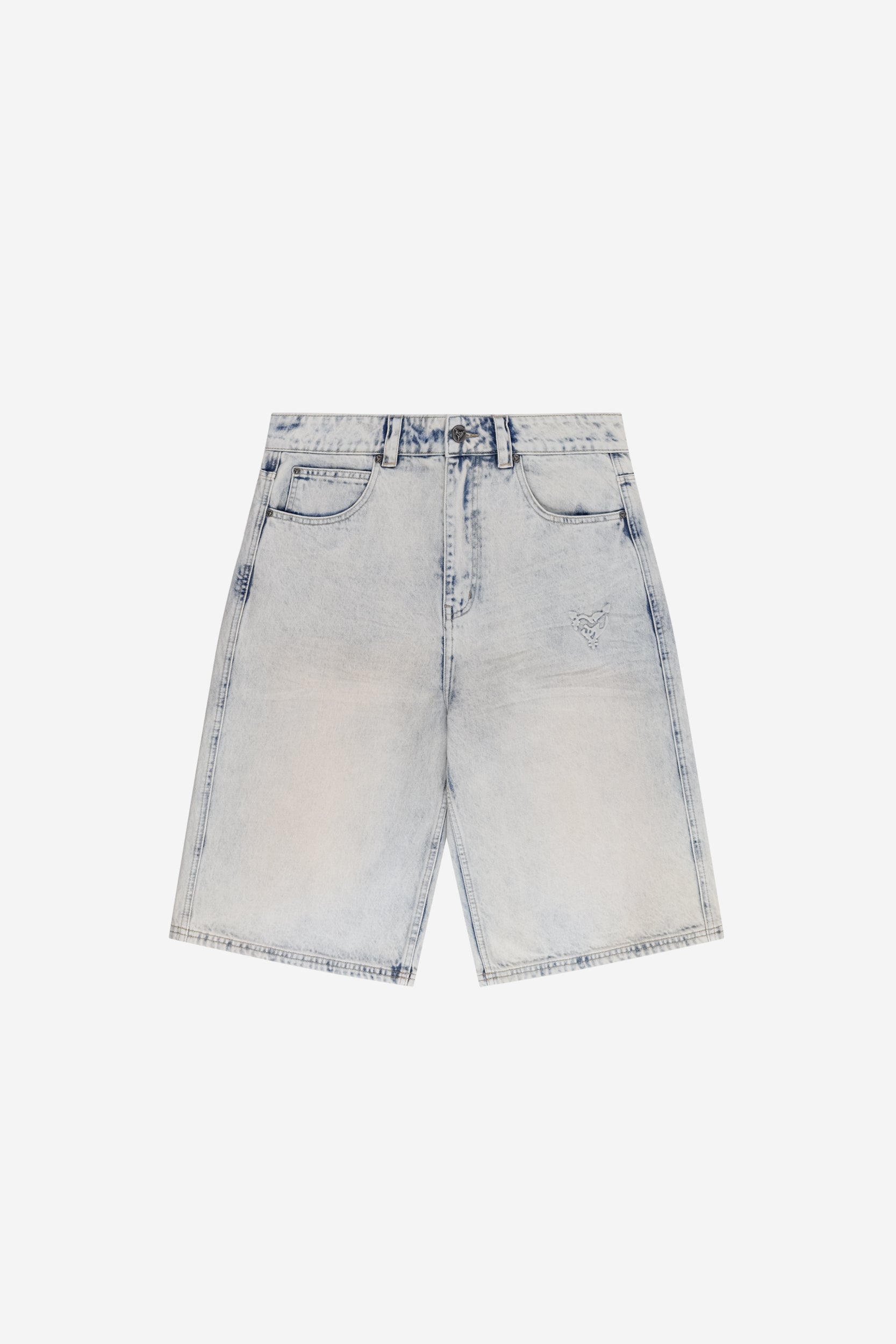BILLS TEE WHITE + DISTINCTIVE JORTS BLUE