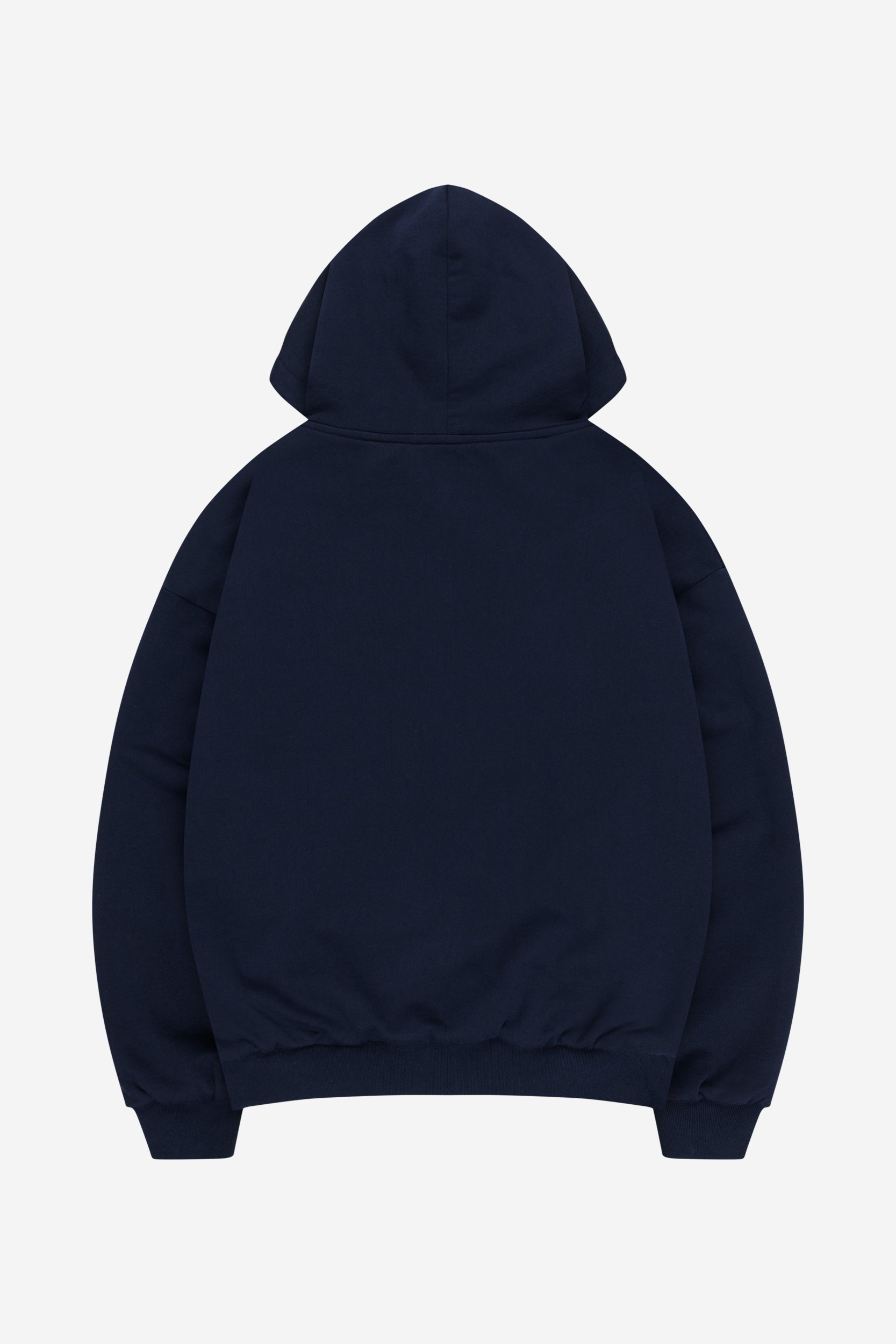 REVERSIBLE PLAID ZIP HOODIE NAVY