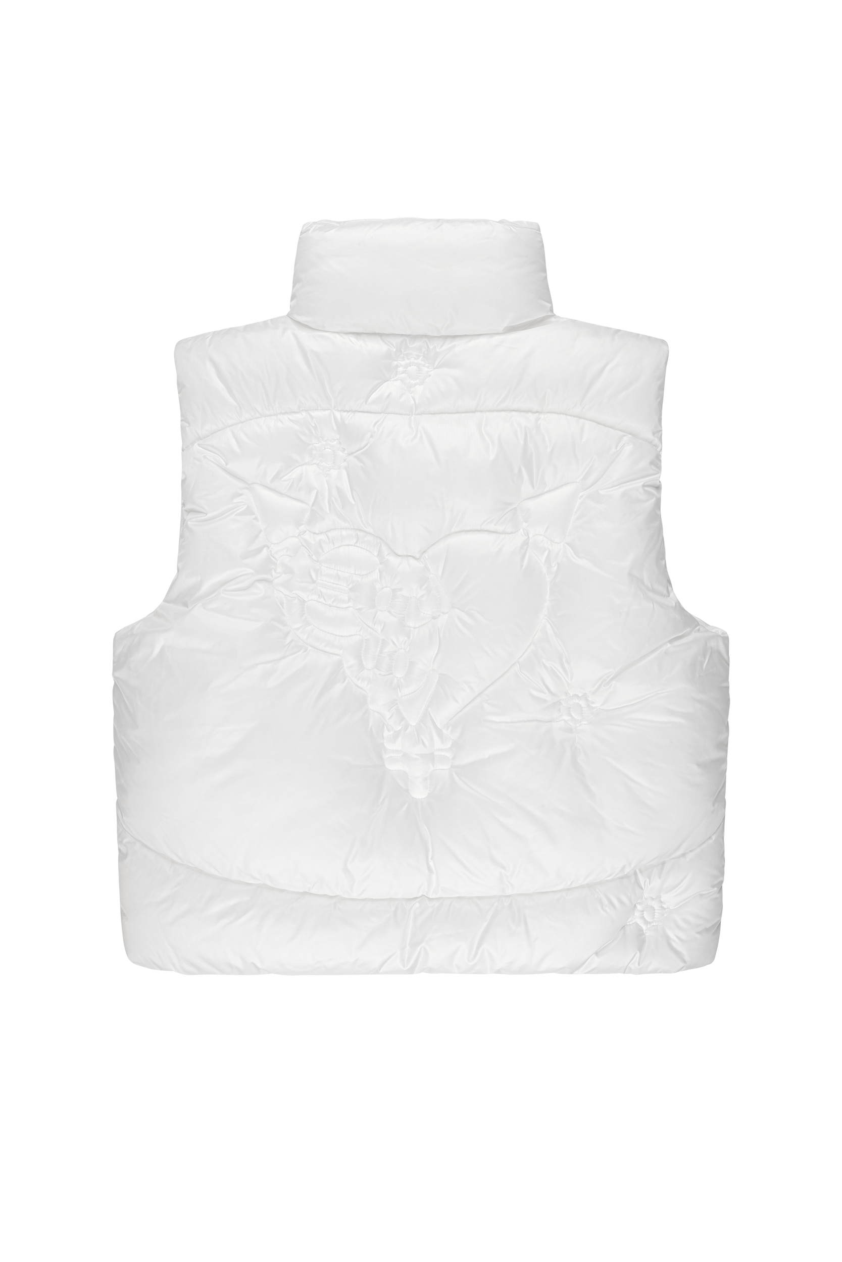 BULLET PUFFER VEST WHITE