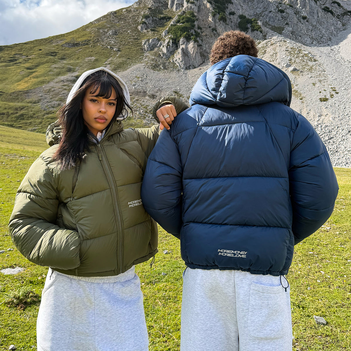 MORE MONEY BIG PUFFER OLIVE