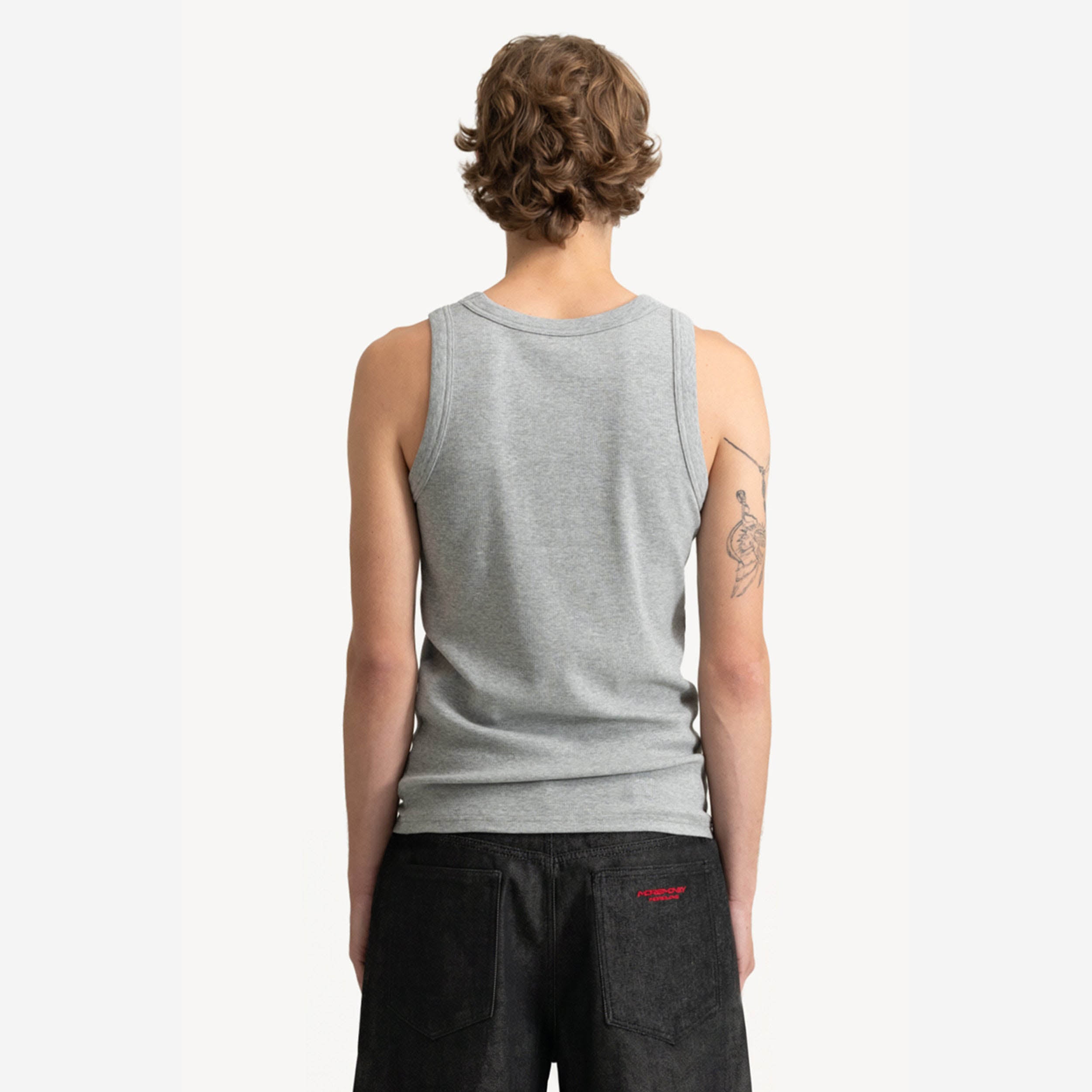 TANKTOP GREY MELANGE (2-PACK)