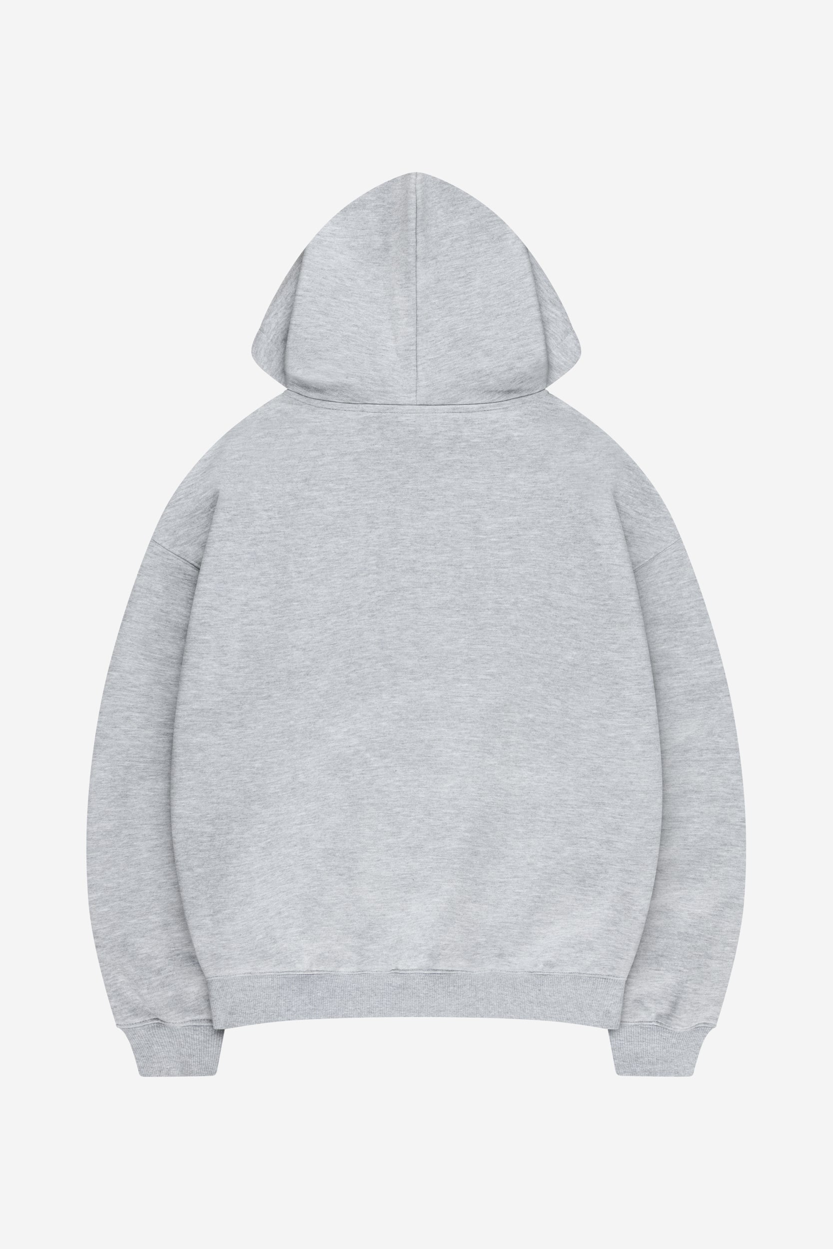 CLOUDS HOODIE GREY MELANGE