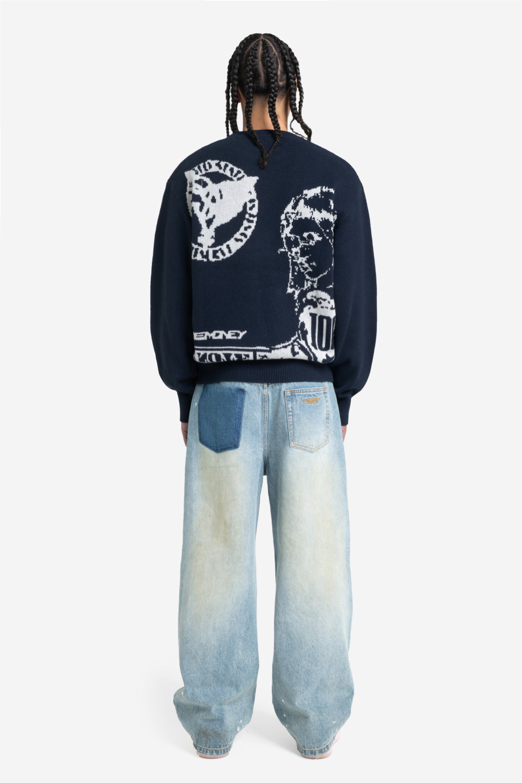 MORE BLESSINGS KNIT NAVY