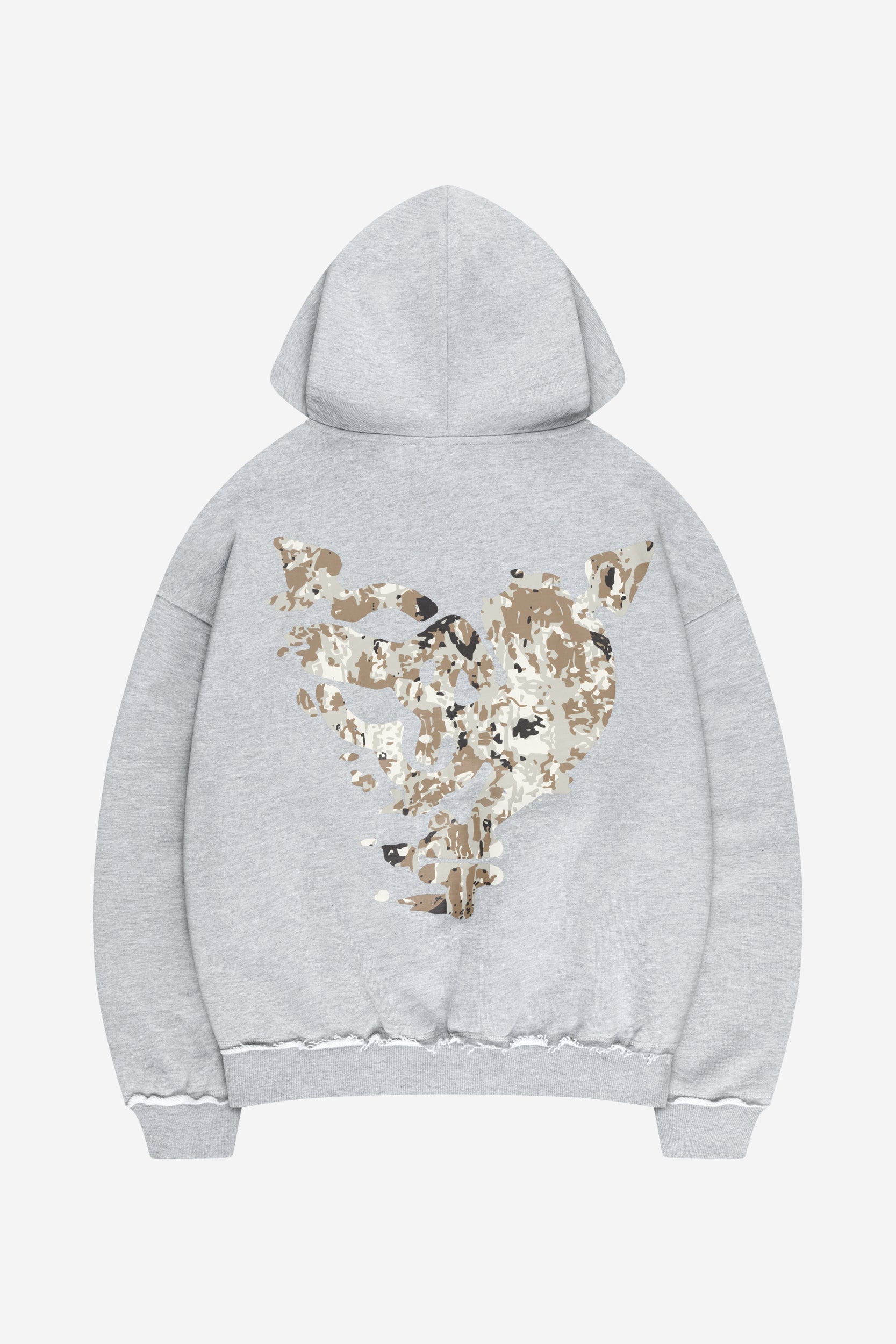 MONEY CALLING FLATLOCK ZIP GREY MELANGE