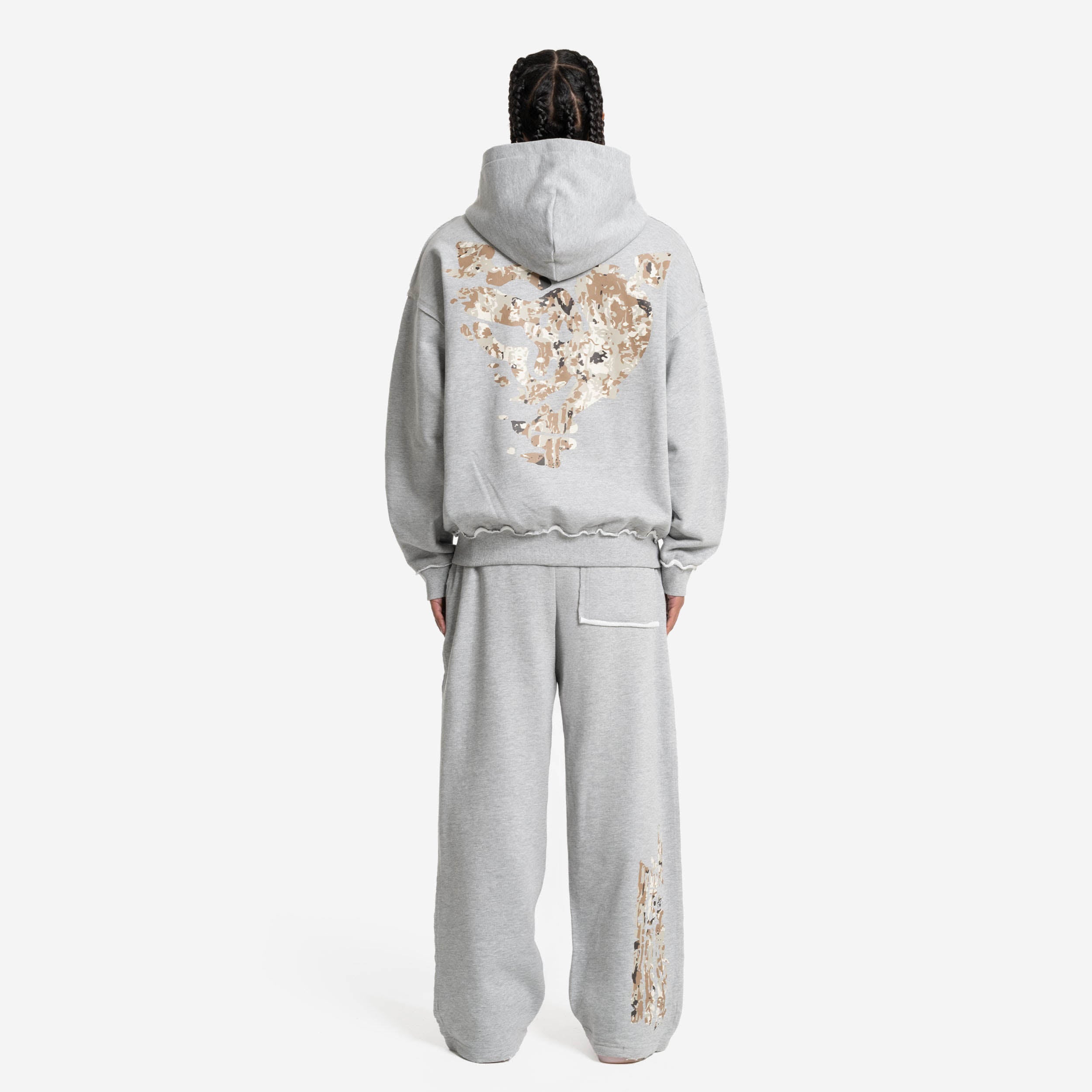 MONEY CALLING FLATLOCK JOGGER GRAY MELANGE