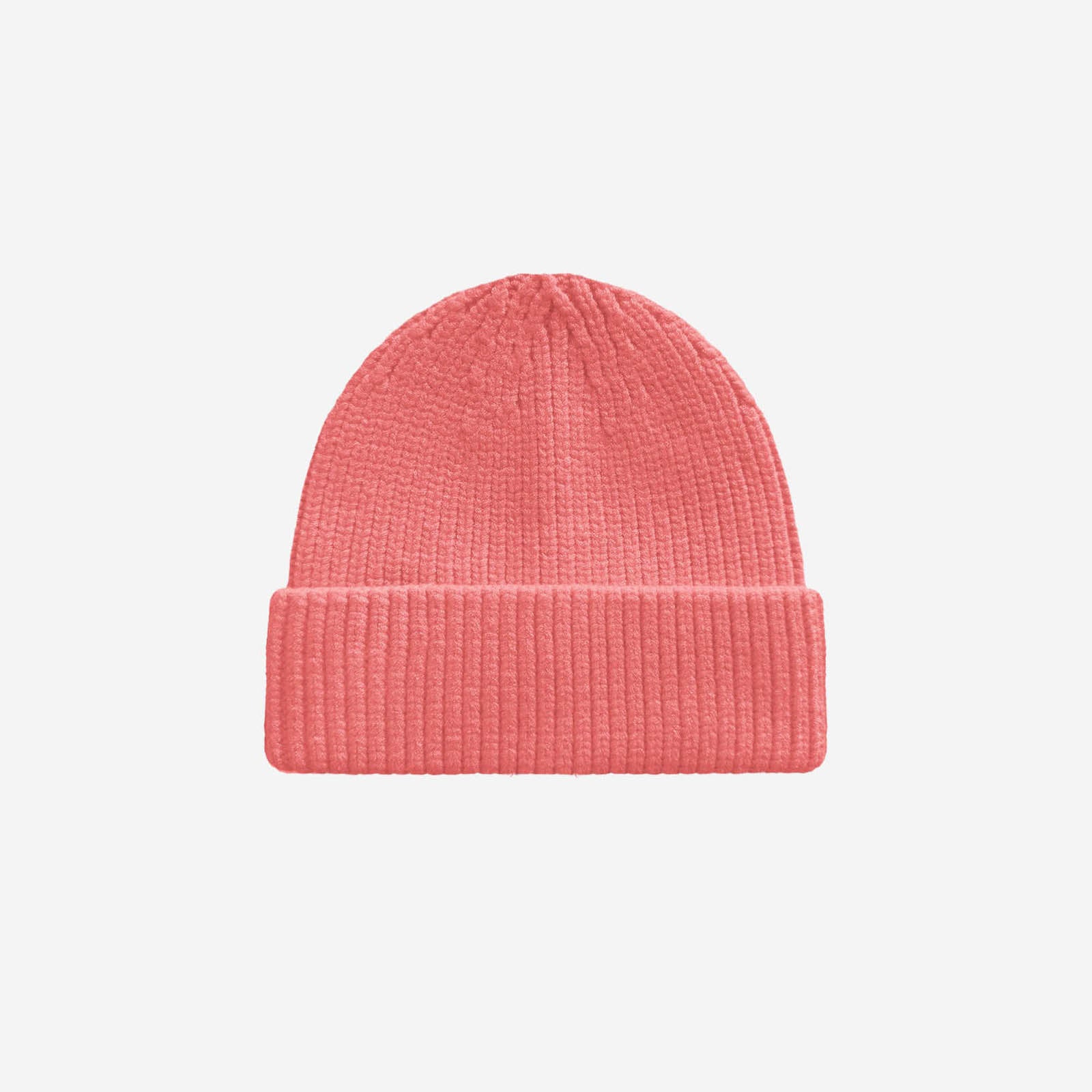 RIB KNIT BEANIE ORANGE