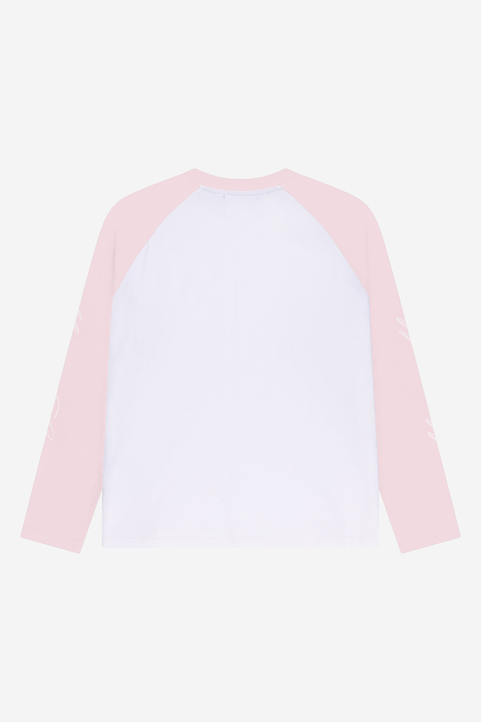 SCRIPT RAGLAN LONGSLEEVE PINK