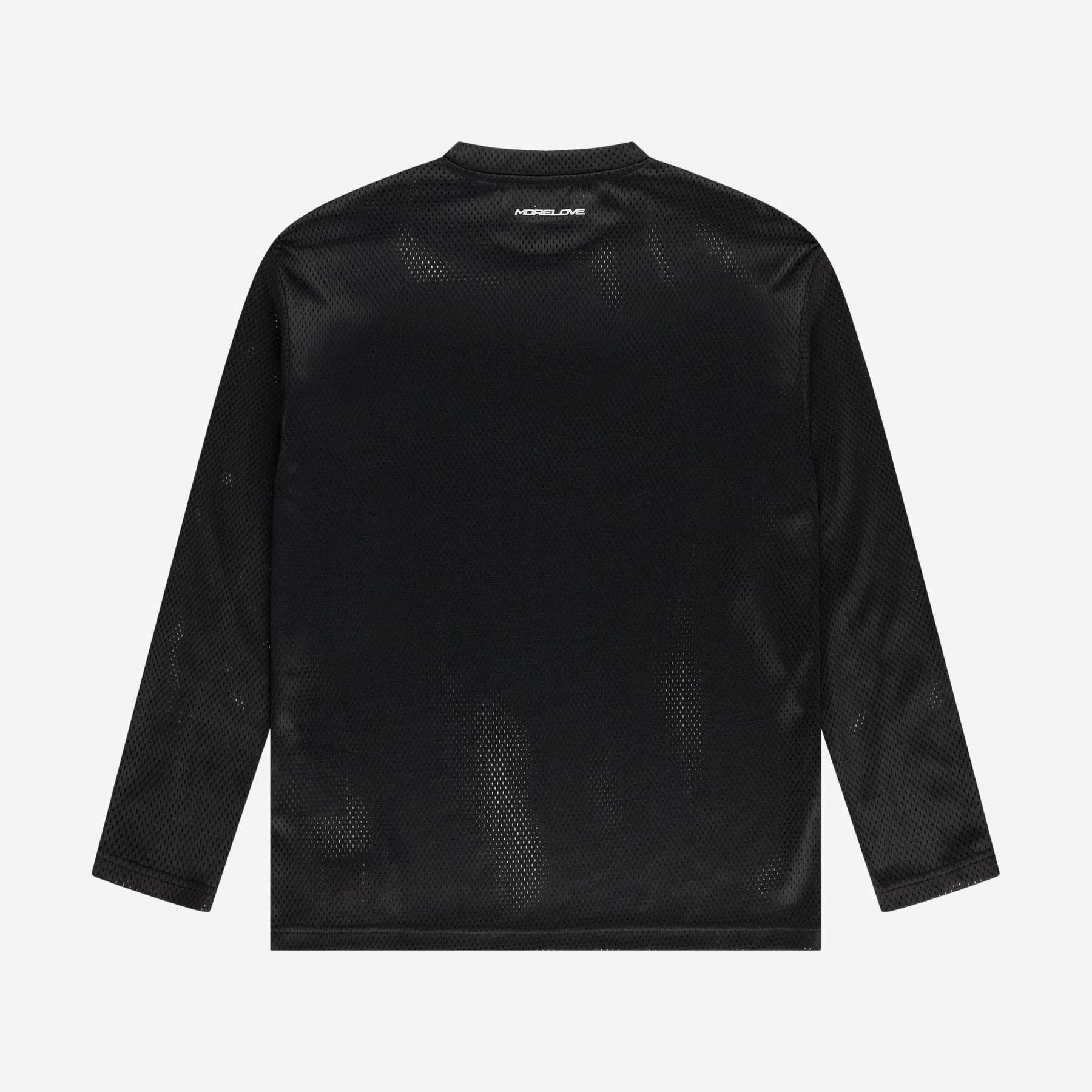LONGSLEEVE MESH TEE BLACK