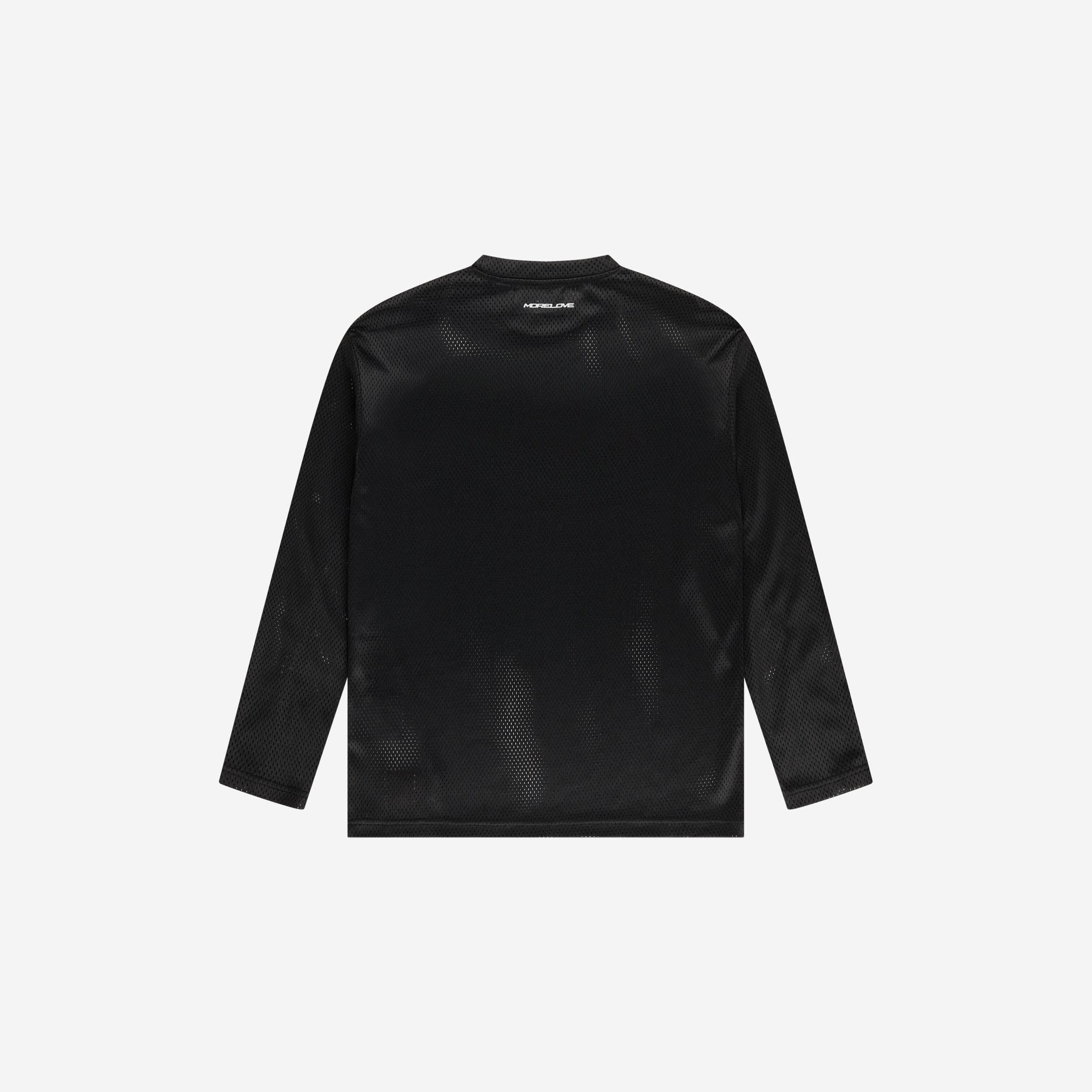 LONGSLEEVE MESH TEE BLACK
