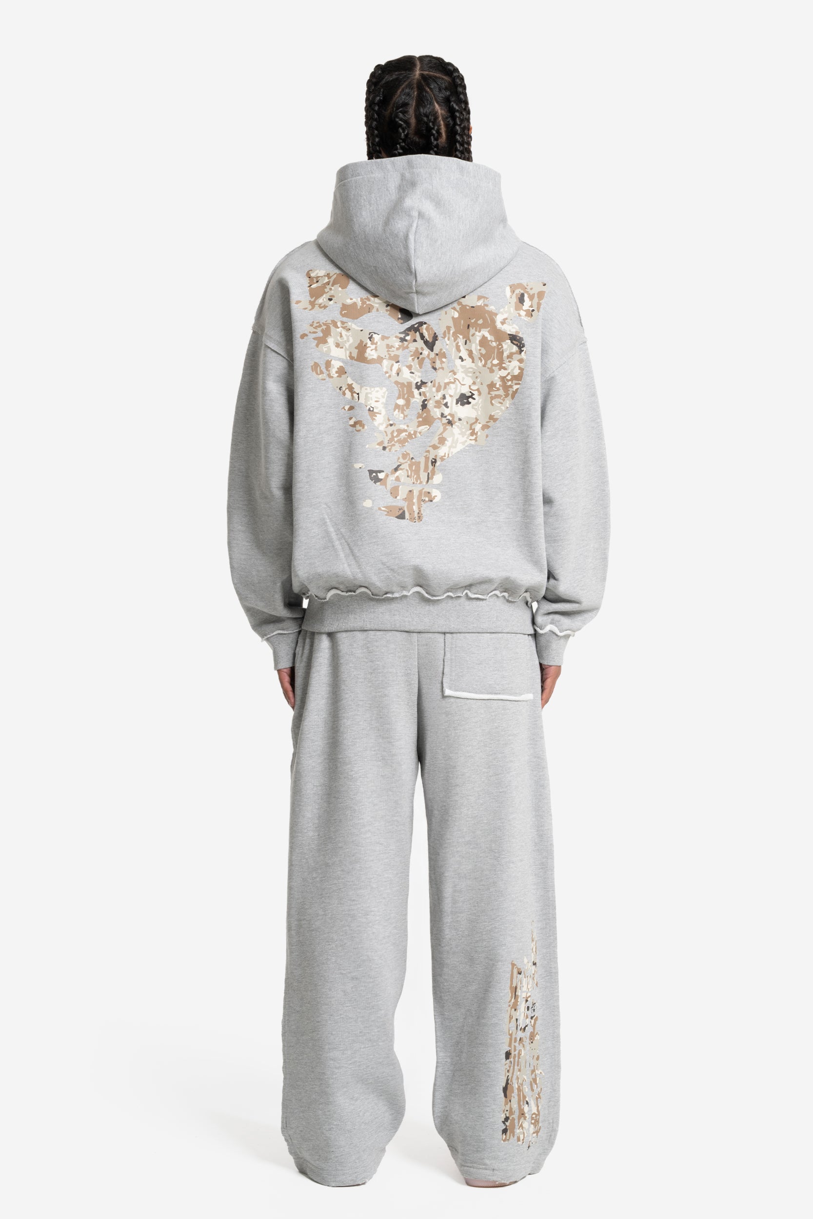 MONEY CALLING FLATLOCK JOGGER GREY MELANGE