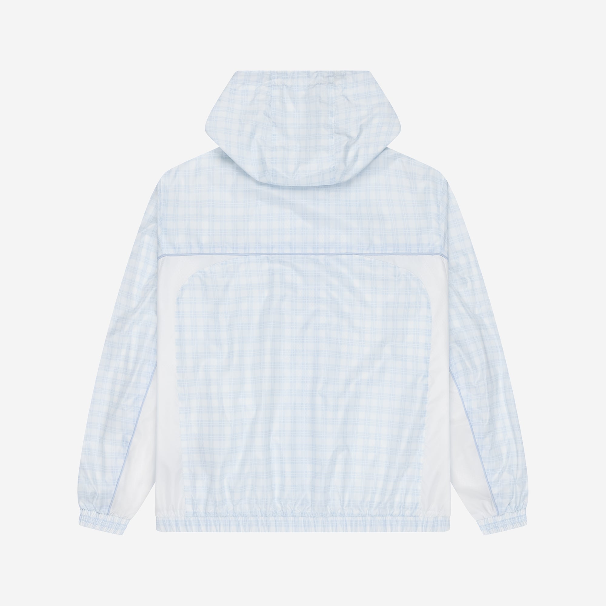 PLAID WINDBREAKER AIR BLUE