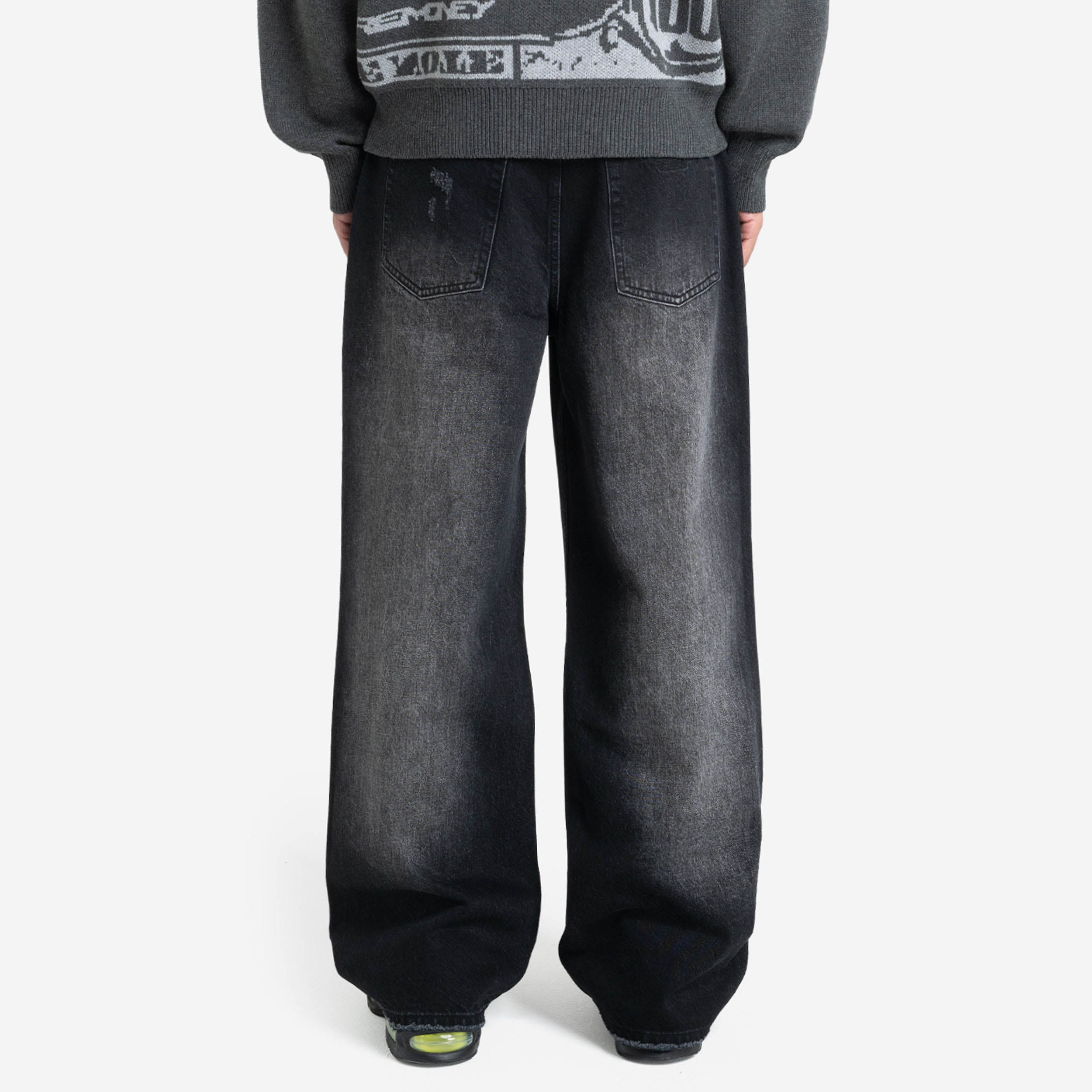REPAIR DENIM BLACK IRON