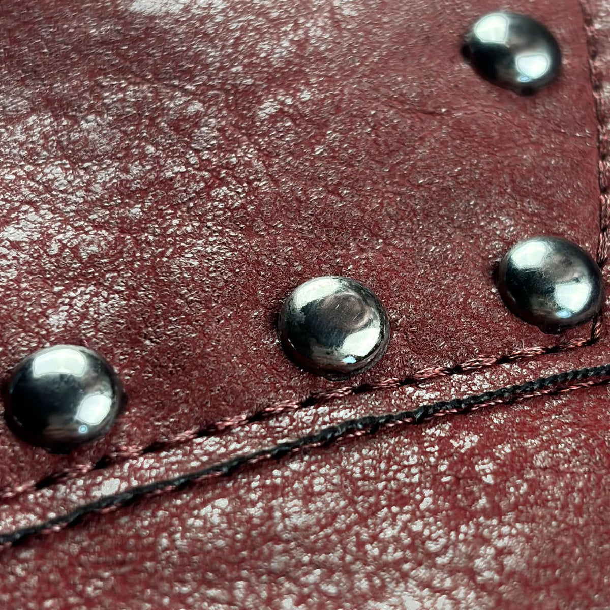 DA BIG M LEATHER JACKET RED