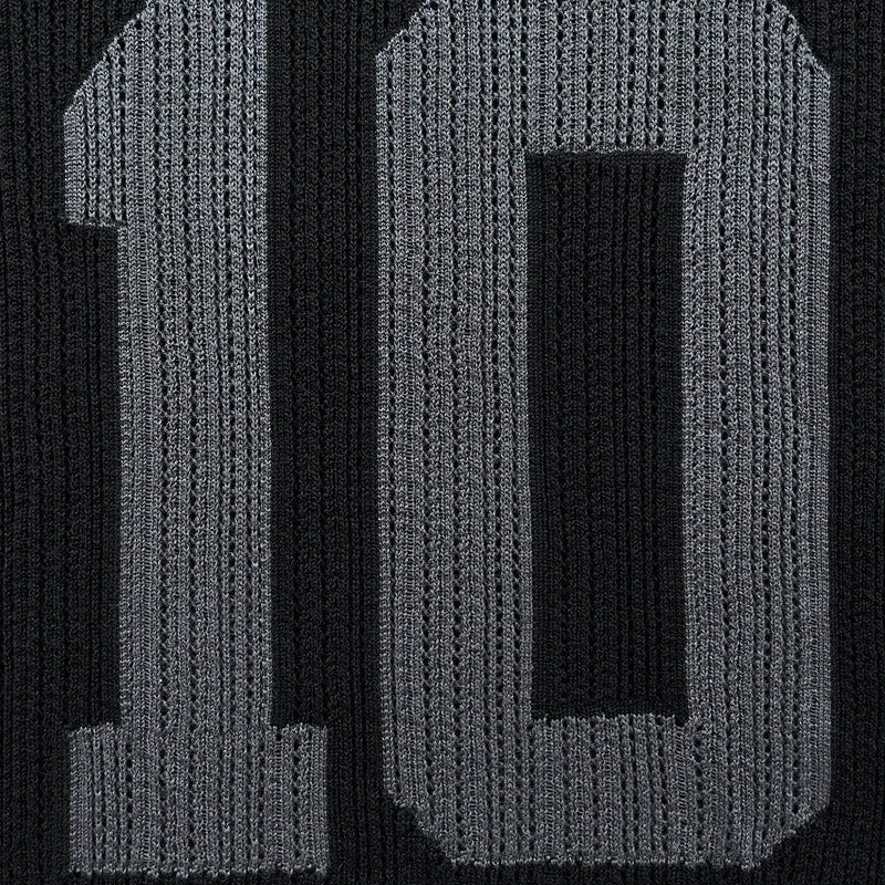 KNIT TEE JERSEY BLACK