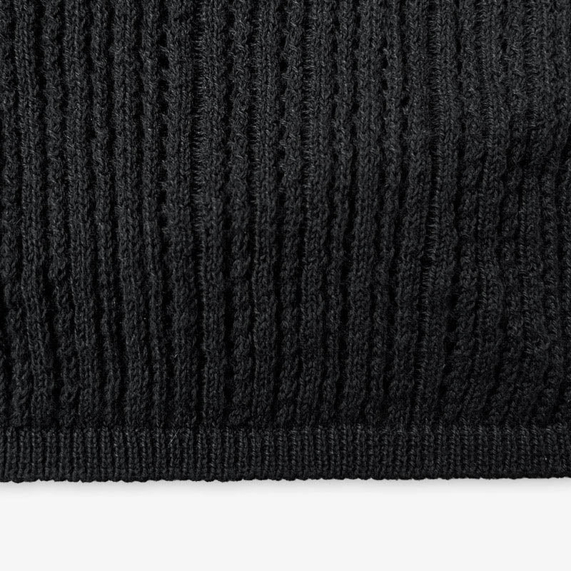 KNIT TEE JERSEY BLACK