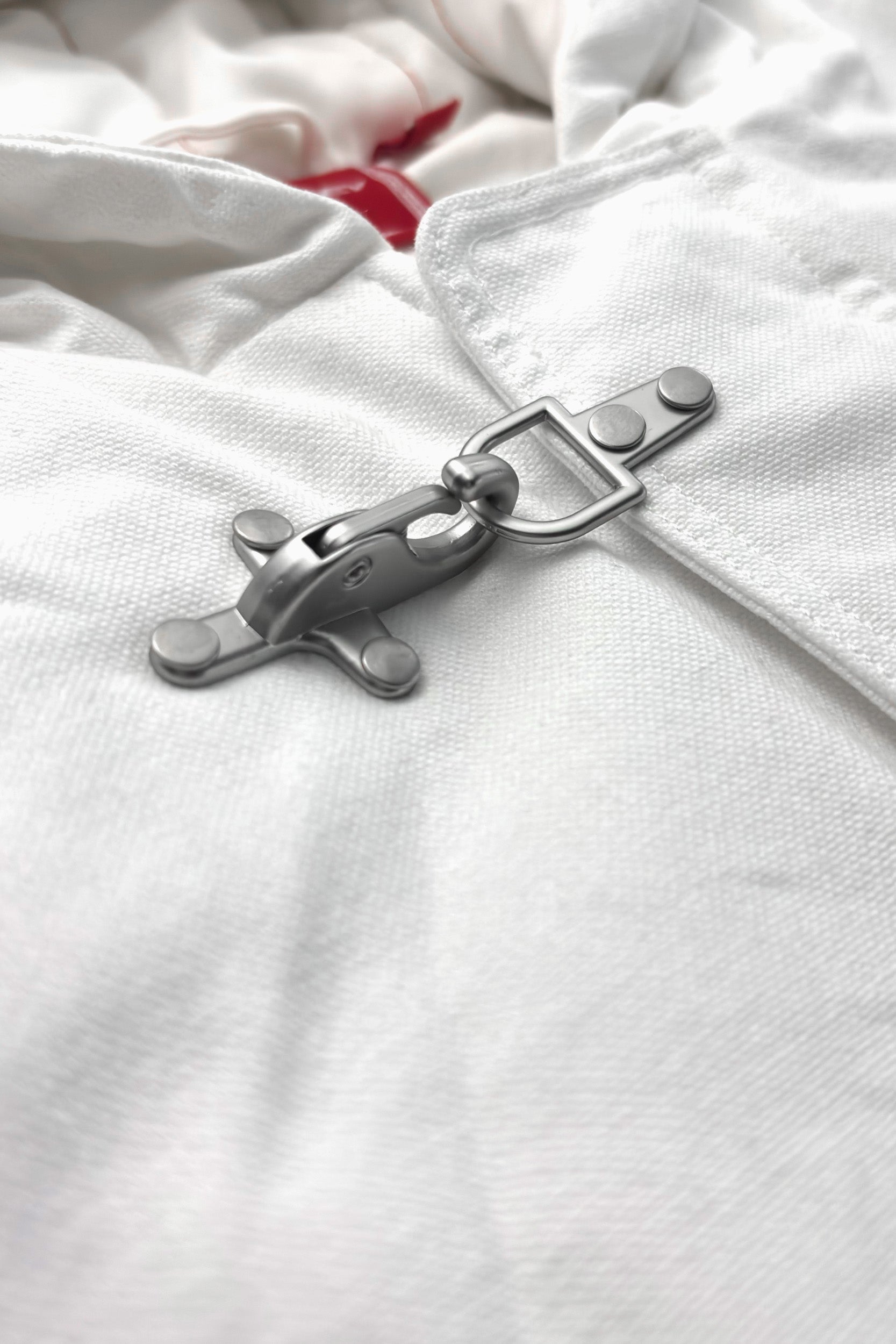 UTILITY CANVAS JACKET WHITE DUST