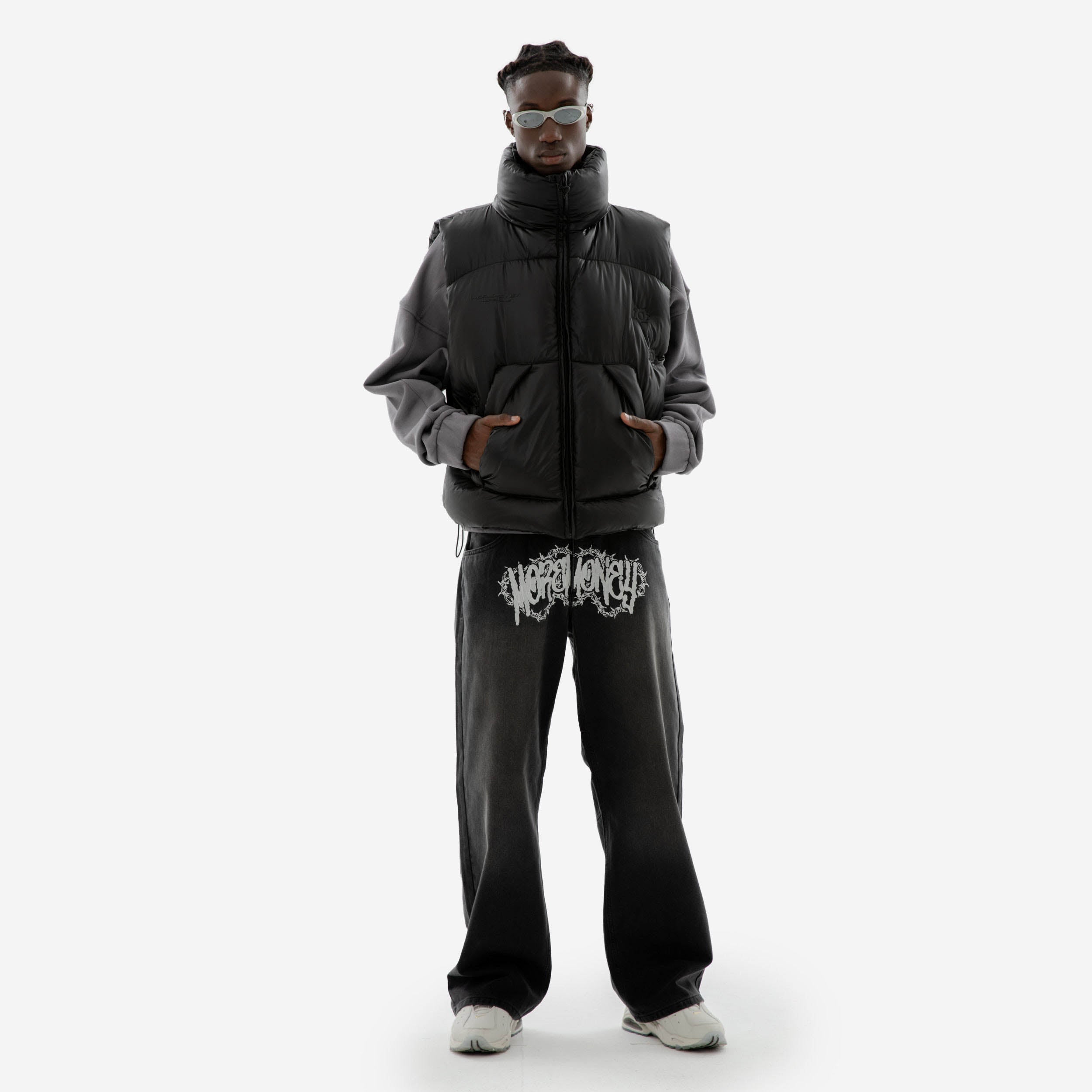 THE PUFFA VEST BLACK