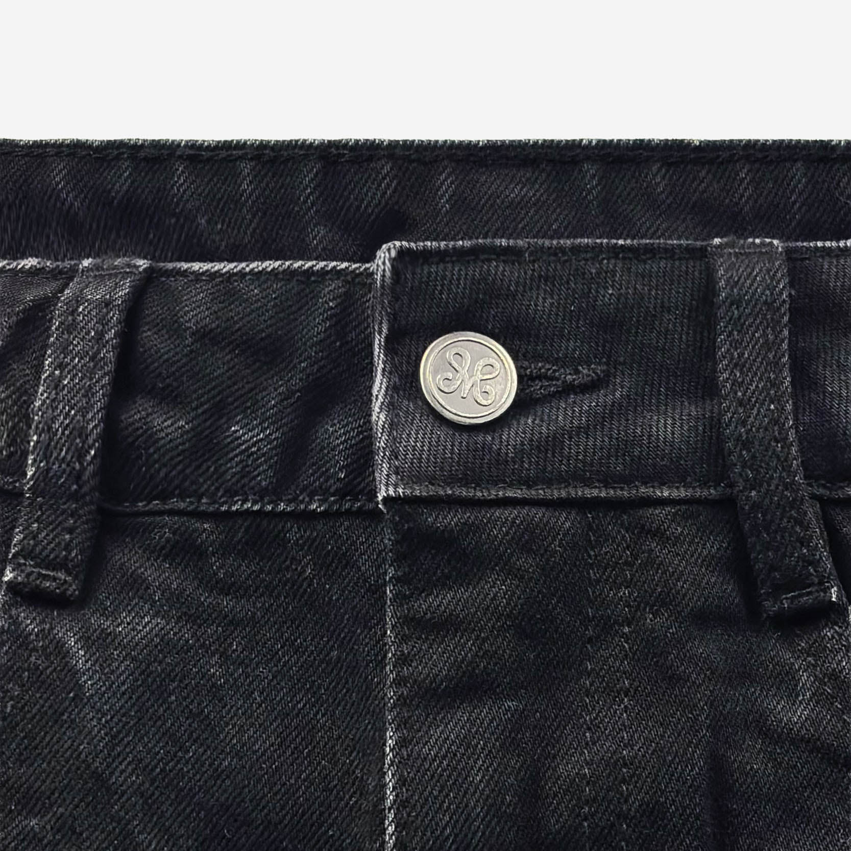 REPAIR DENIM BLACK IRON