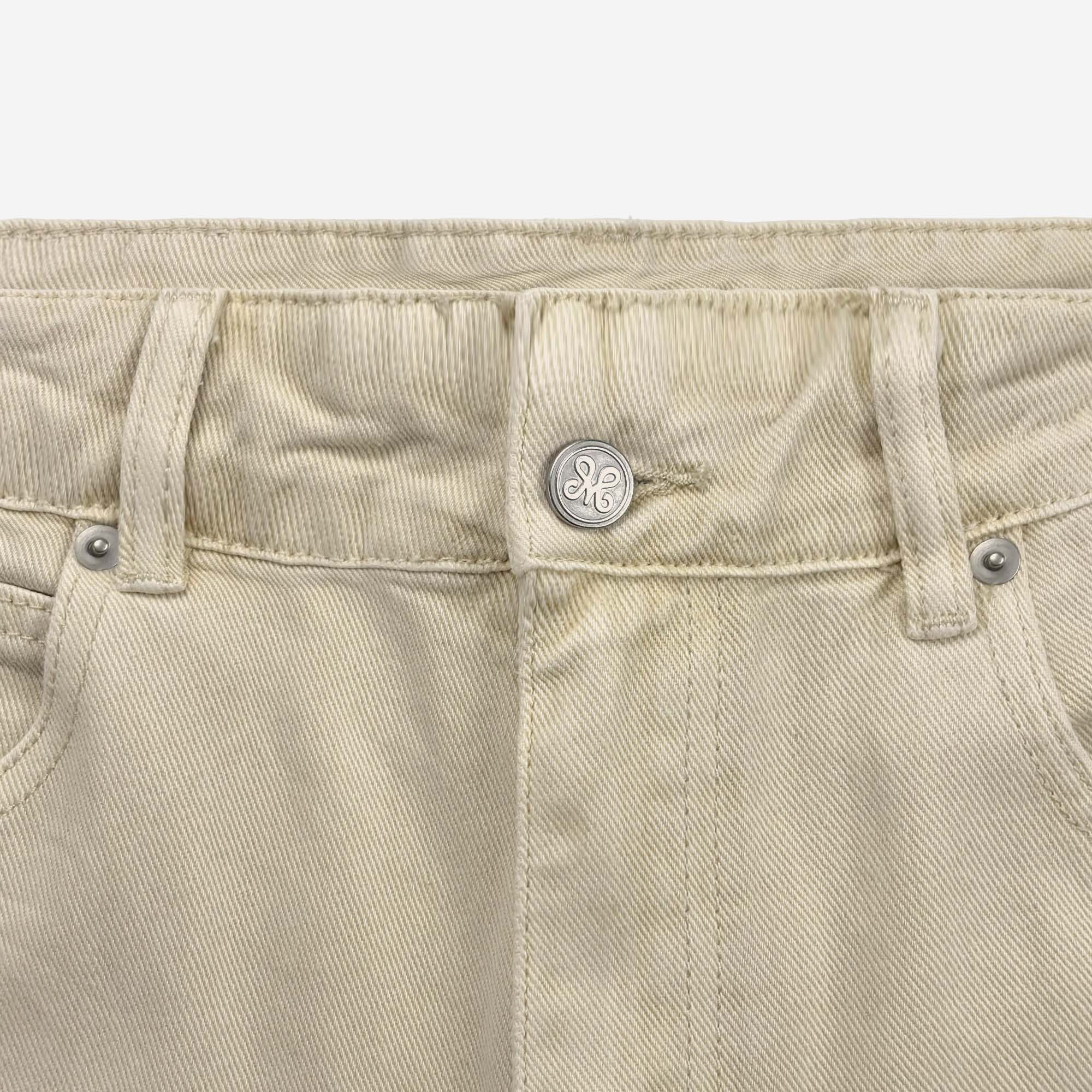 BASE DENIM WASHED SAND