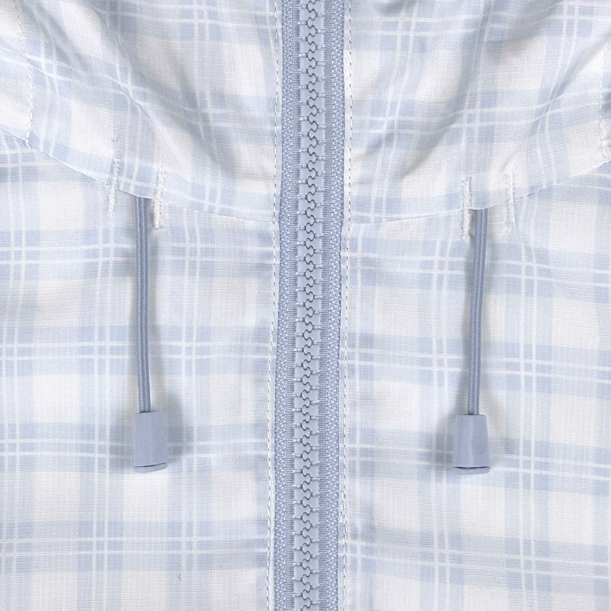 PLAID WINDBREAKER AIR BLUE