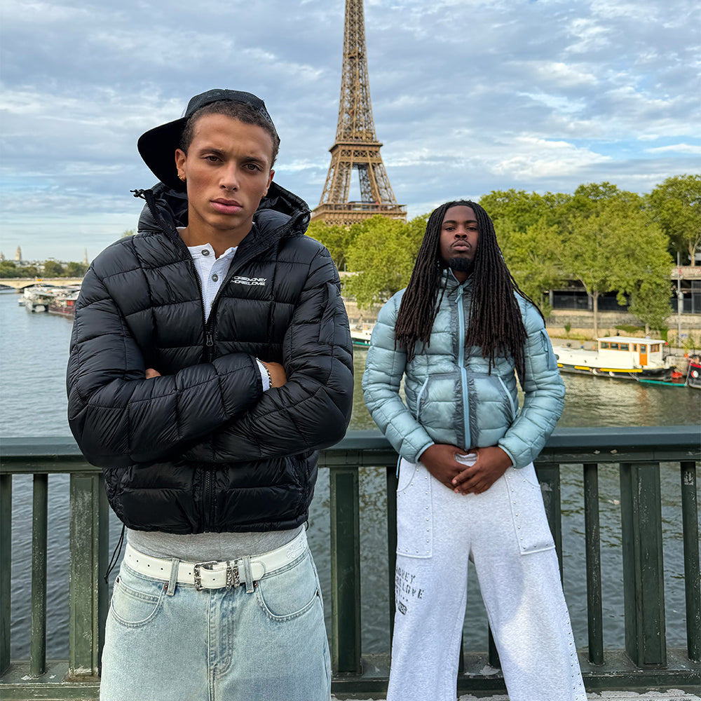 MORE MONEY SLIM PUFFER BLACK
