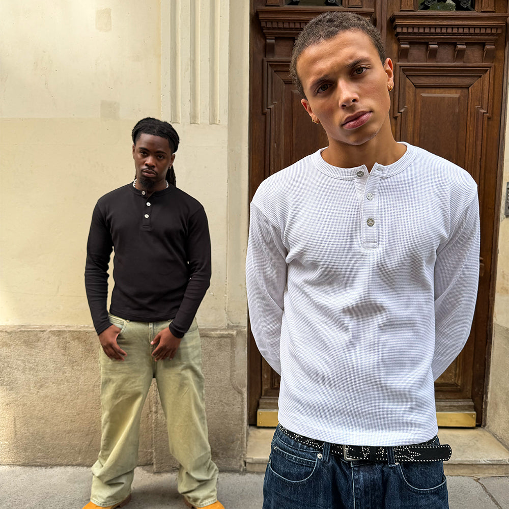 DOUBLE HENLEY WAFFLE (CHOOSE YOUR OWN)