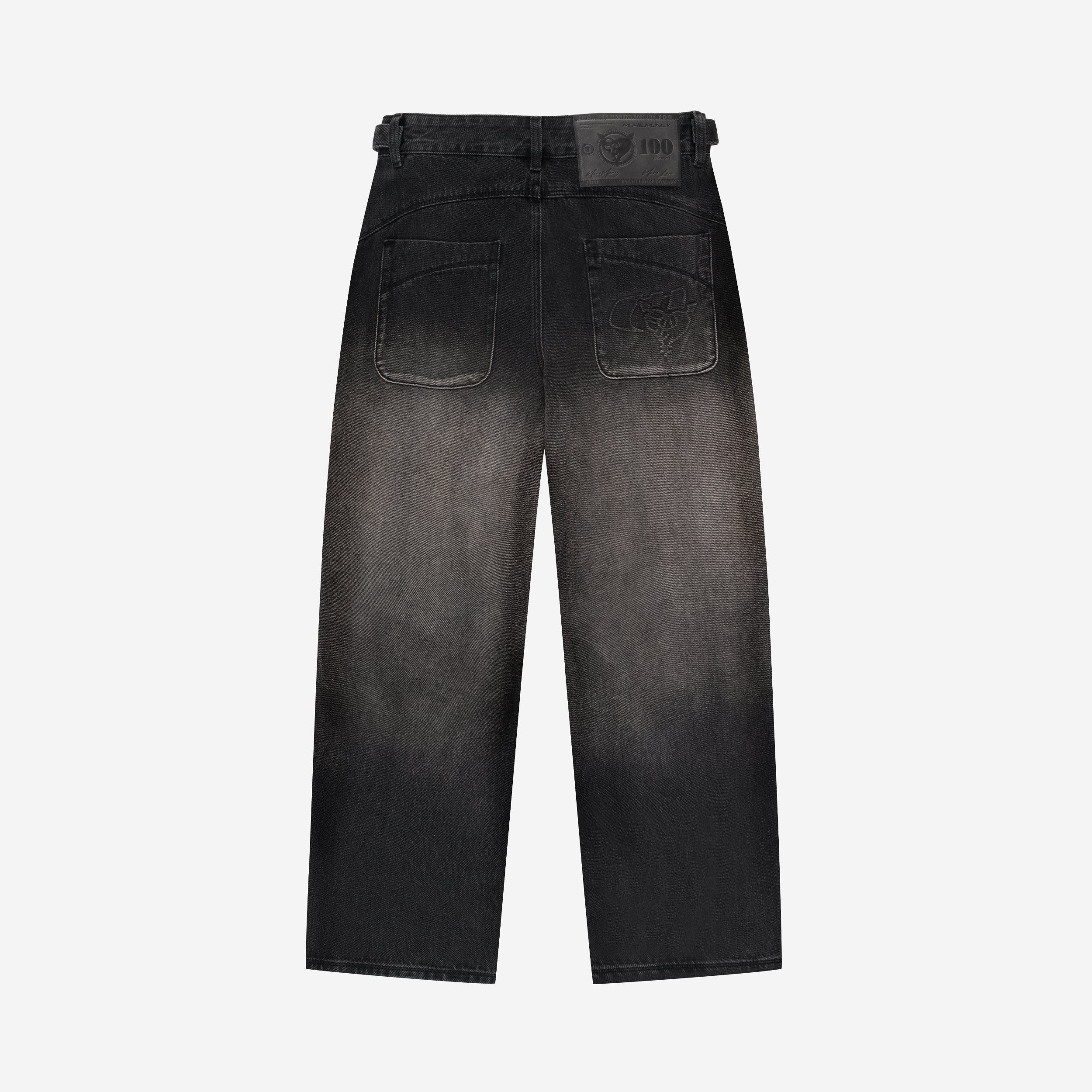 CRUSH DENIM BLACK WASHED