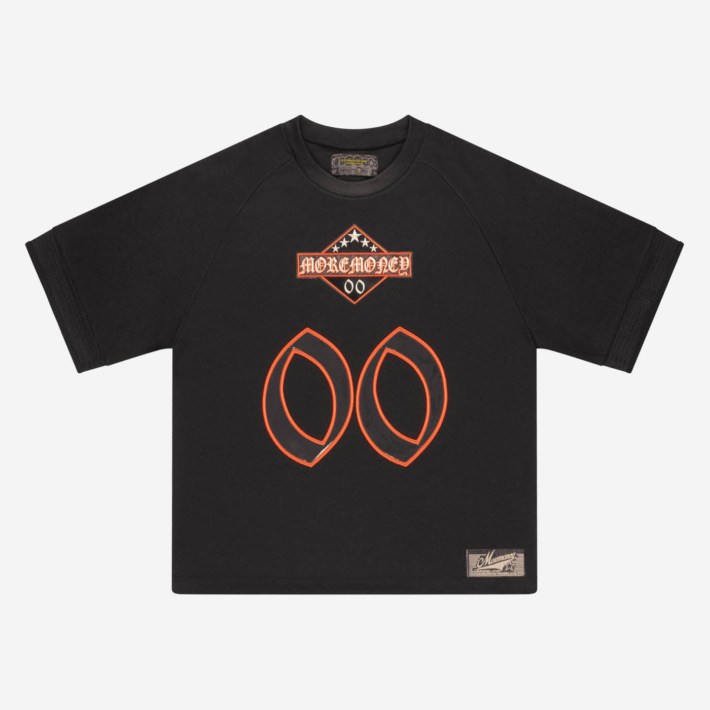 MORE MONEY MESH JERSEY BLACK