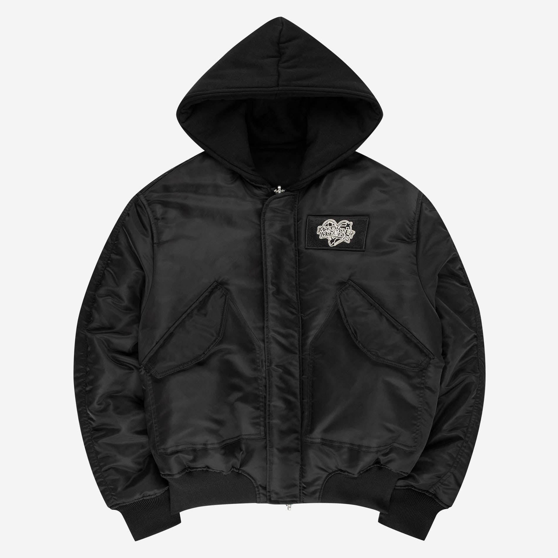 REVERSIBLE BOMBER JACKET BLACK 