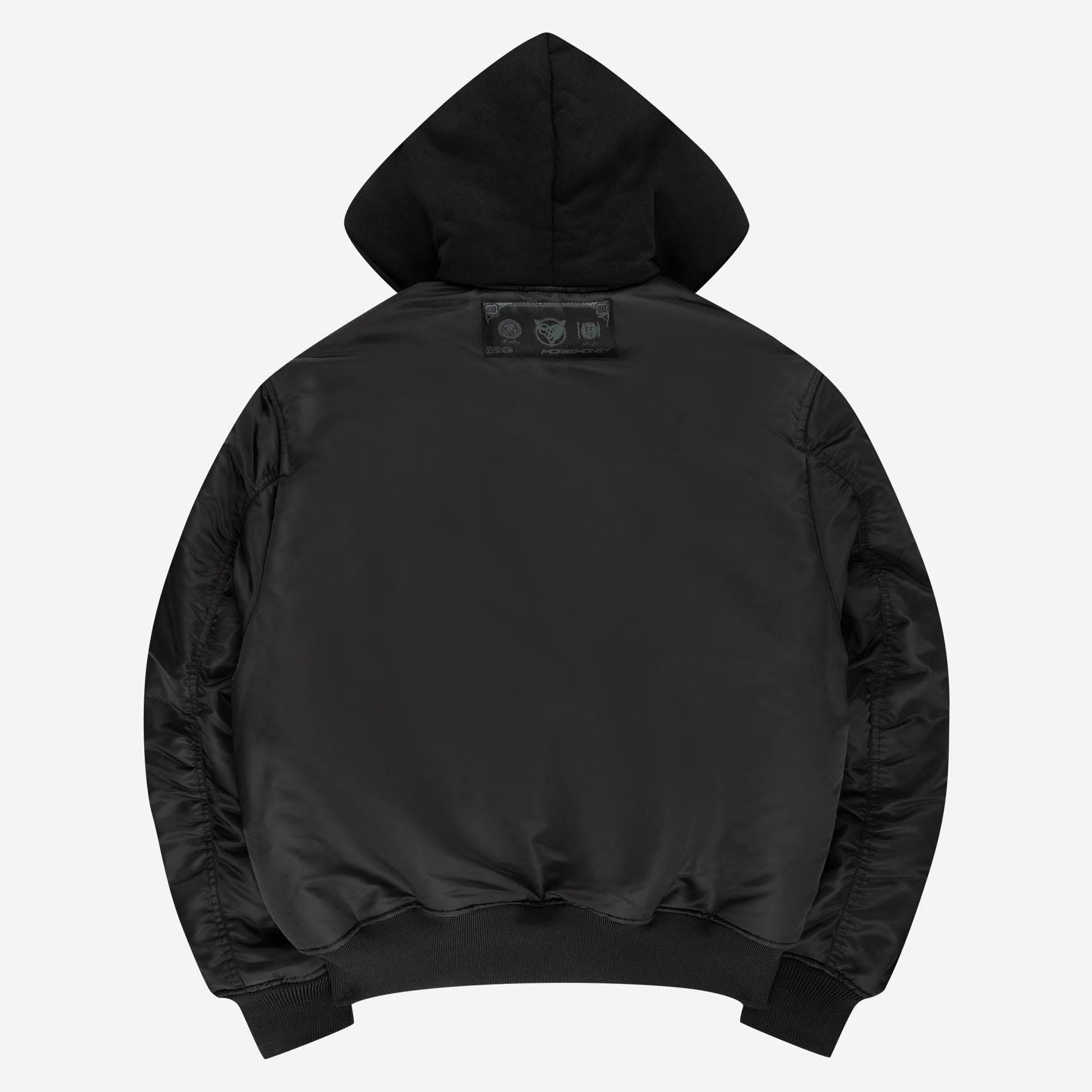 REVERSIBLE BOMBER JACKET BLACK