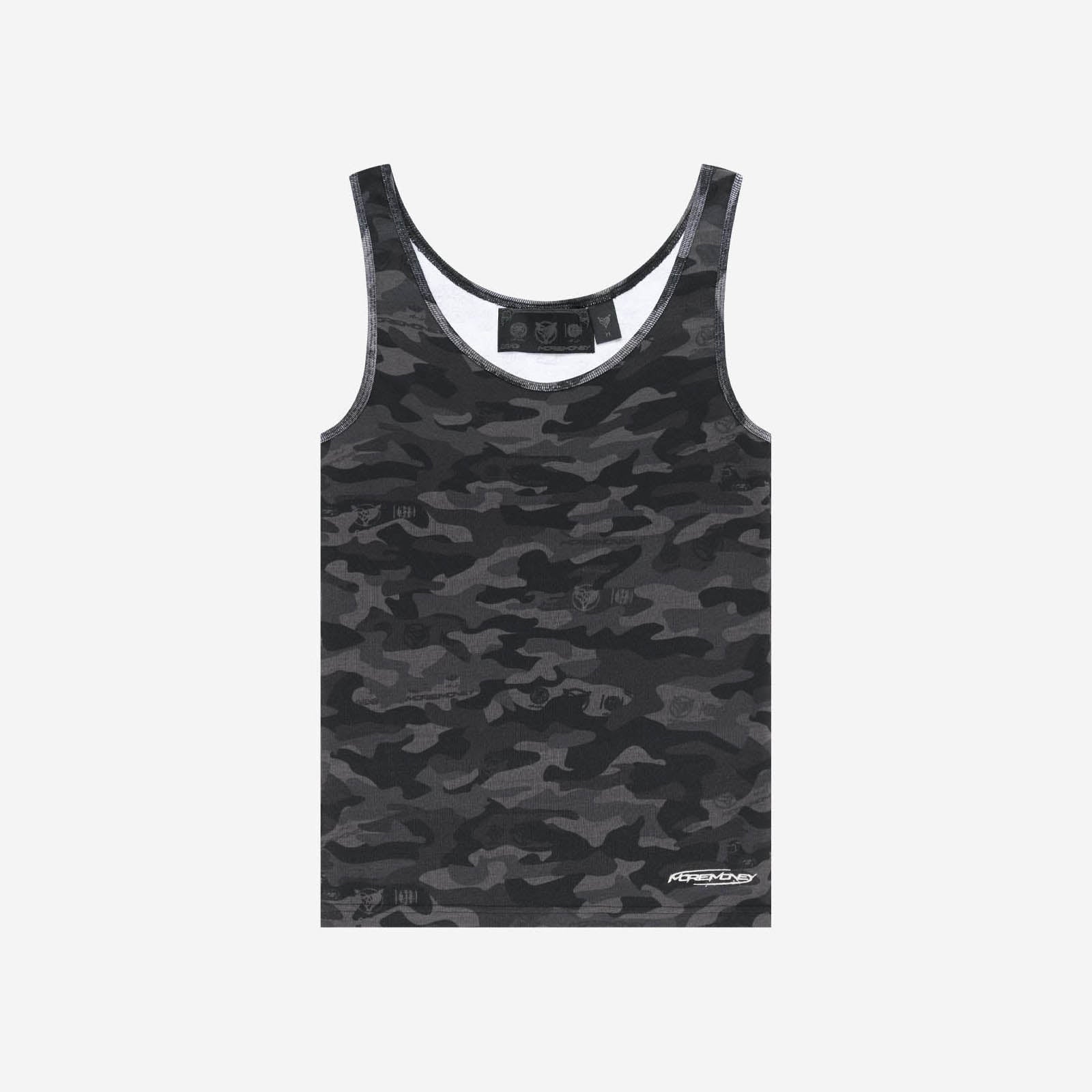CAMO TANKTOP BLACK