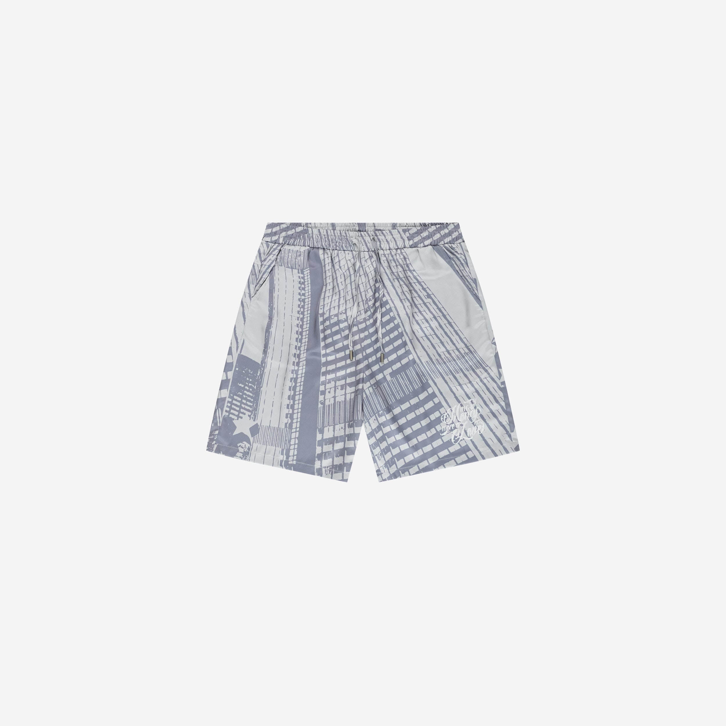 SATIN SHORTS WHITE