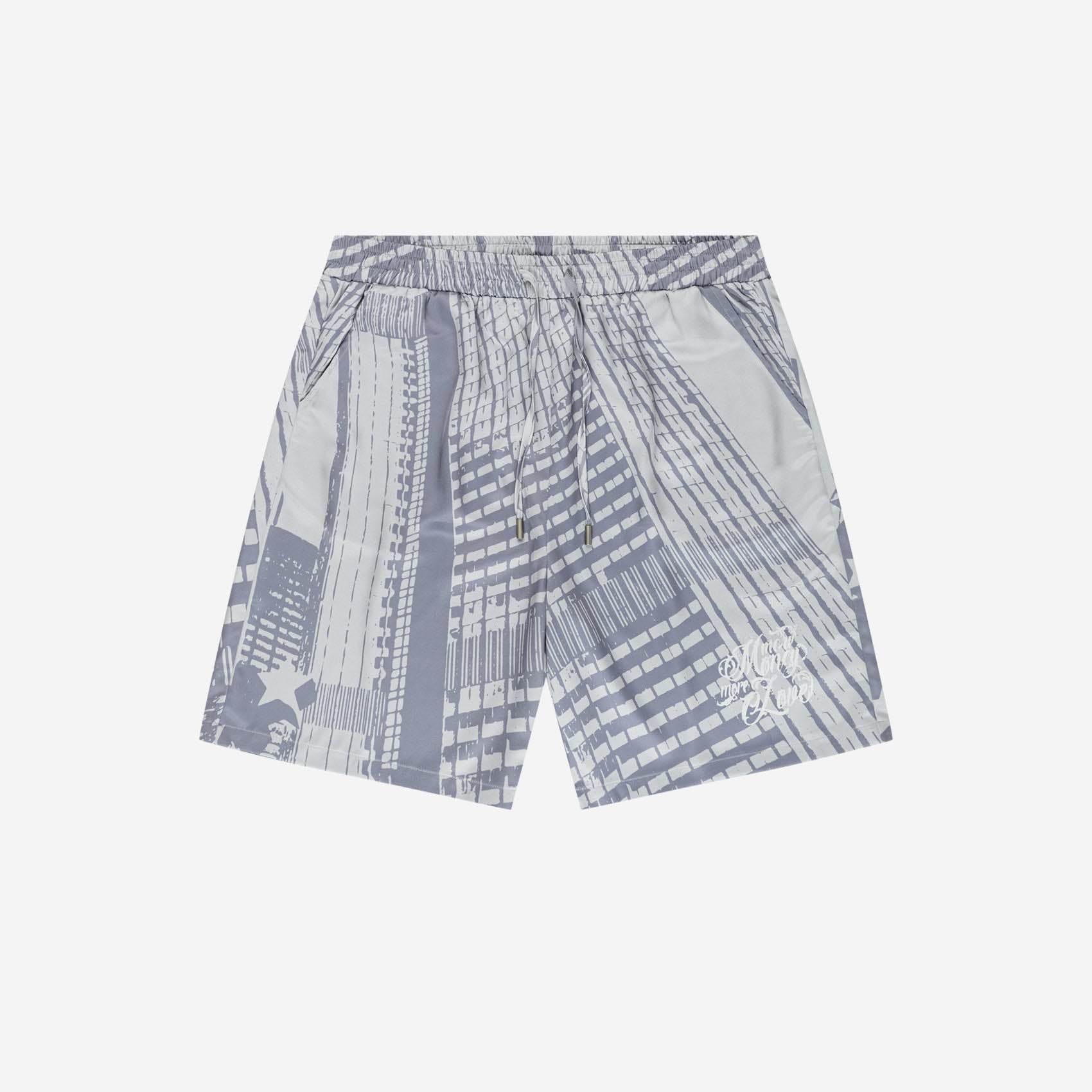SATIN SHORTS WHITE