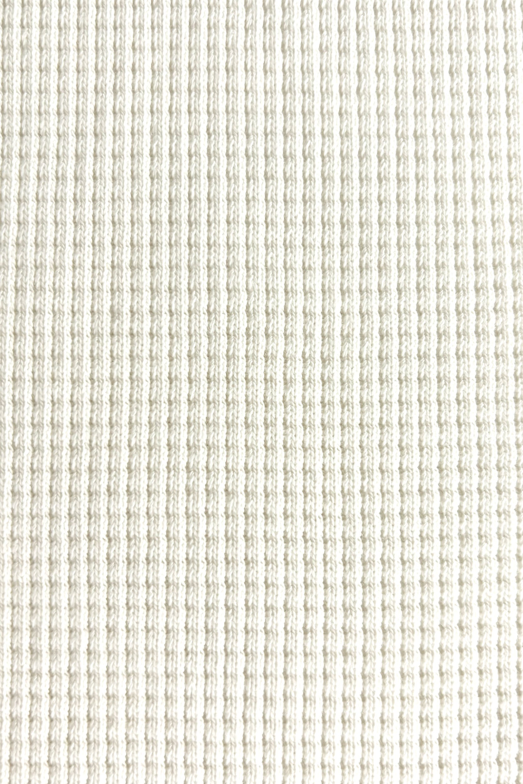 LEGACY WAFFLE ZIP HOODIE CREAM