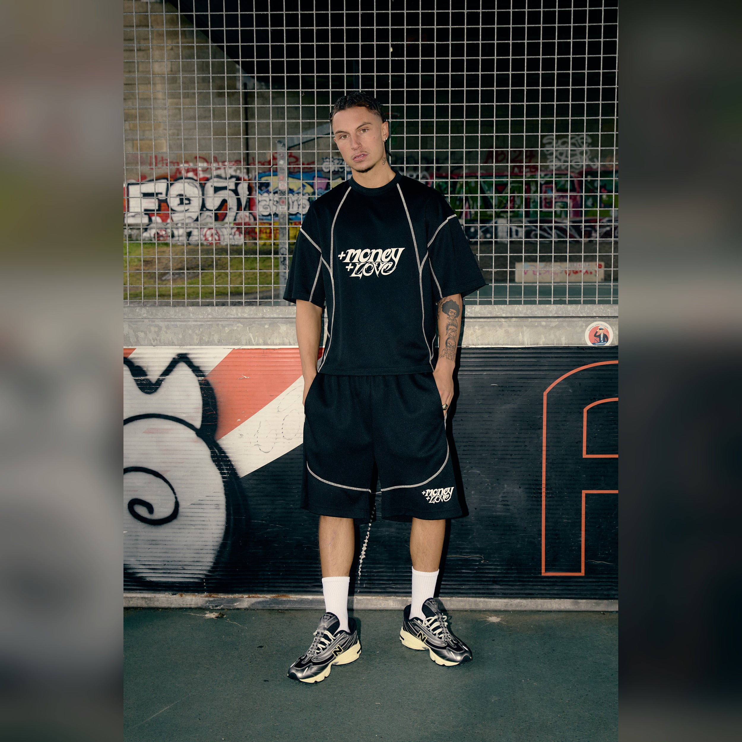 FLATLOCK JERSEY BLACK