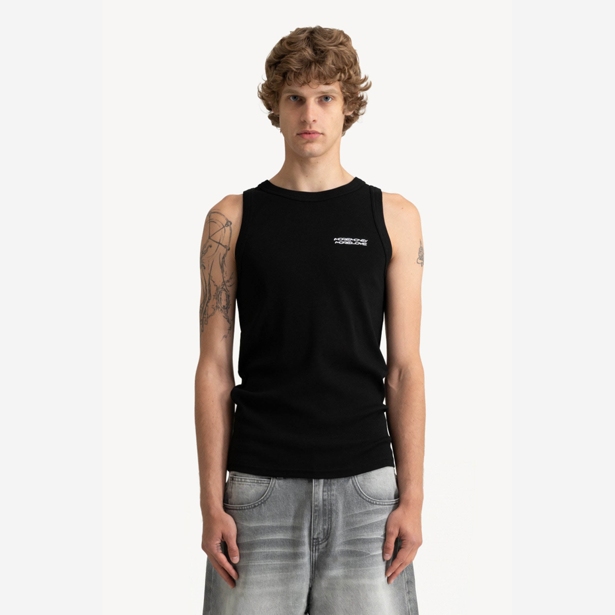 TANKTOP BLACK (2-PACK)