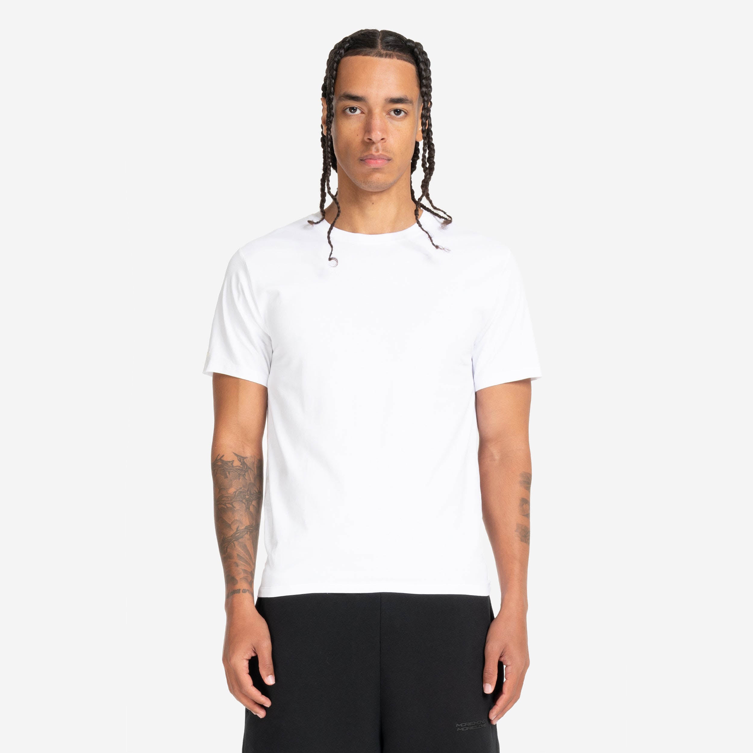 SLIM FIT TEE WHITE (2-PACK)