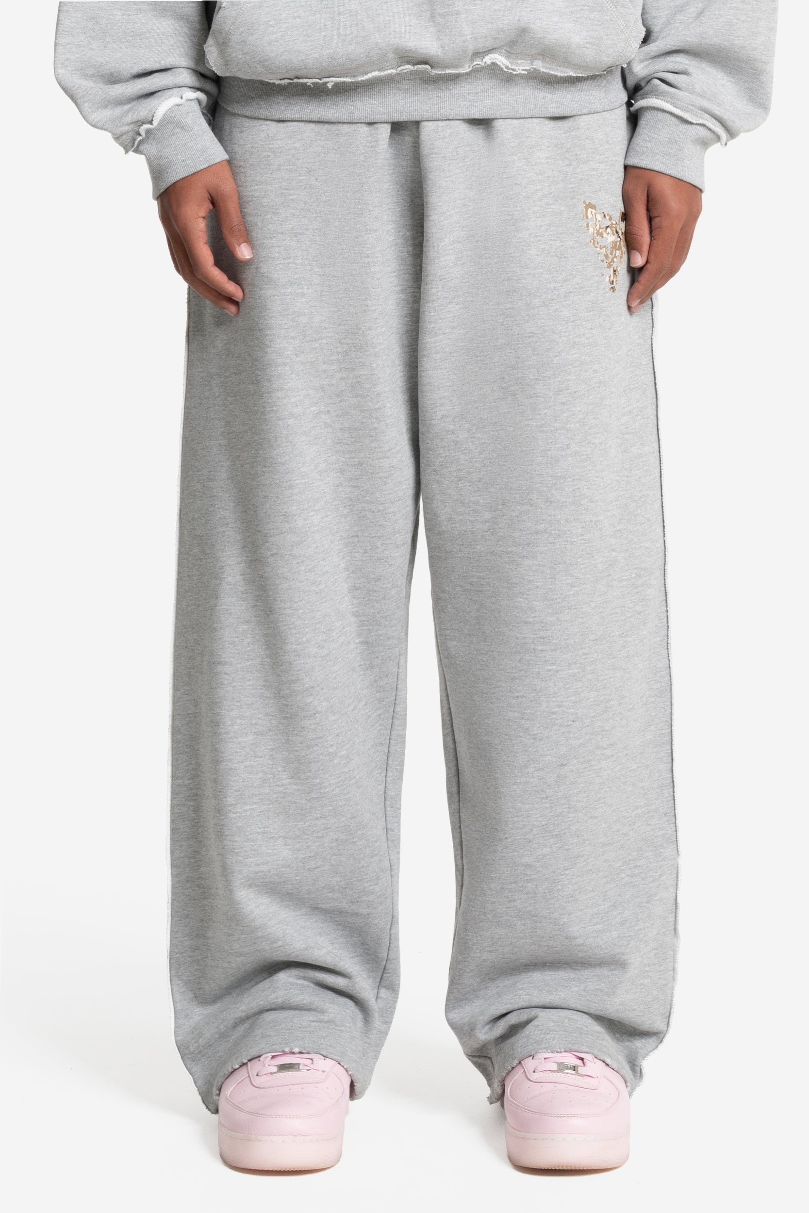 MONEY CALLING FLATLOCK JOGGER GRAY MELANGE