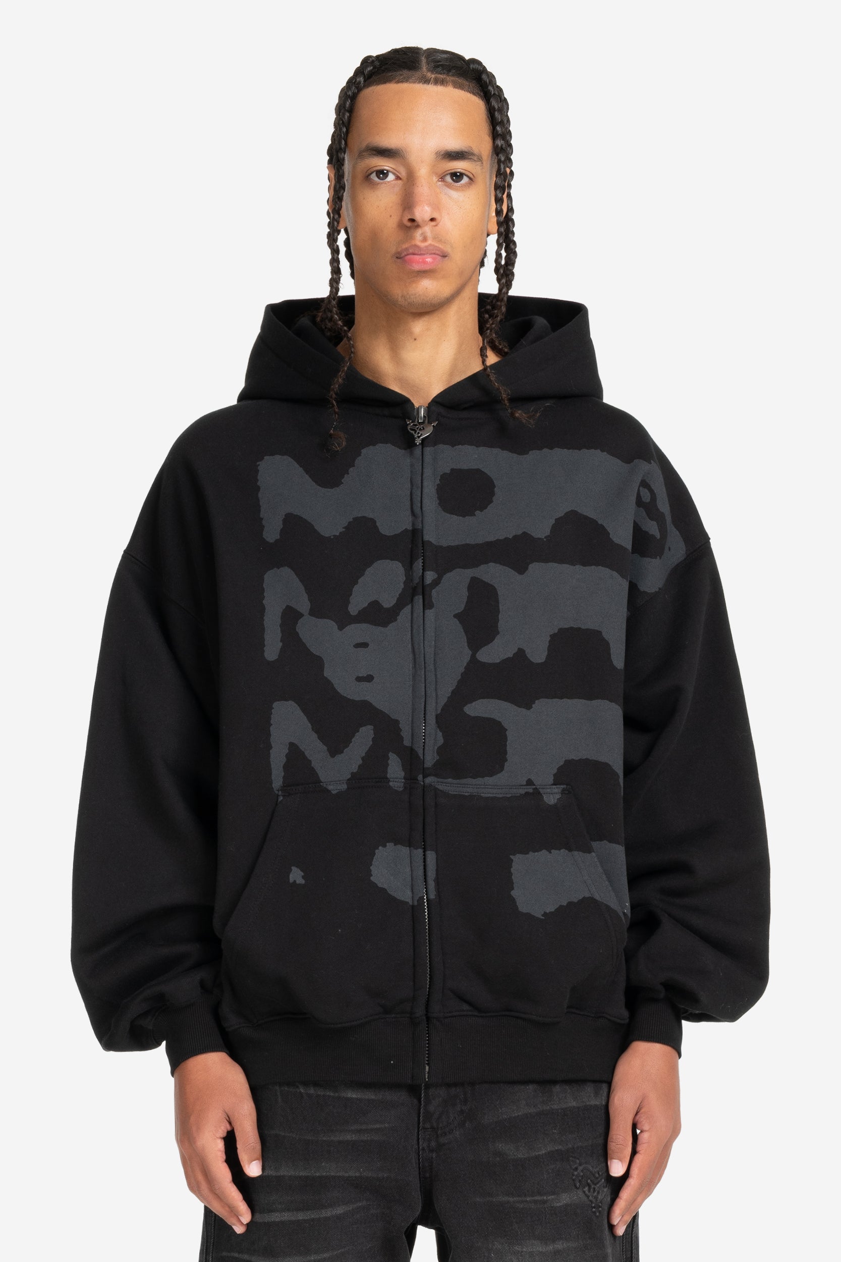 RADIANT CASH ZIP ALL BLACK