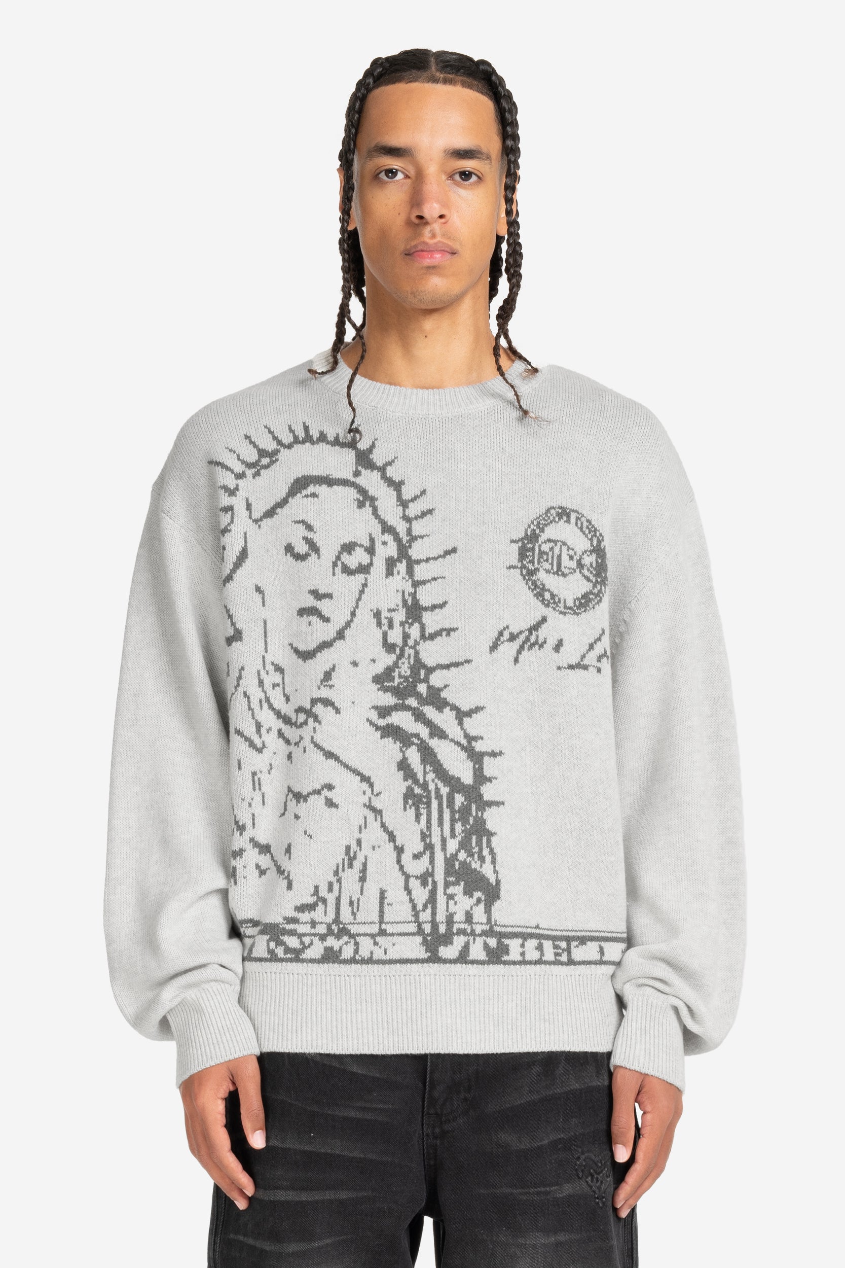 MORE BLESSINGS KNIT GREY