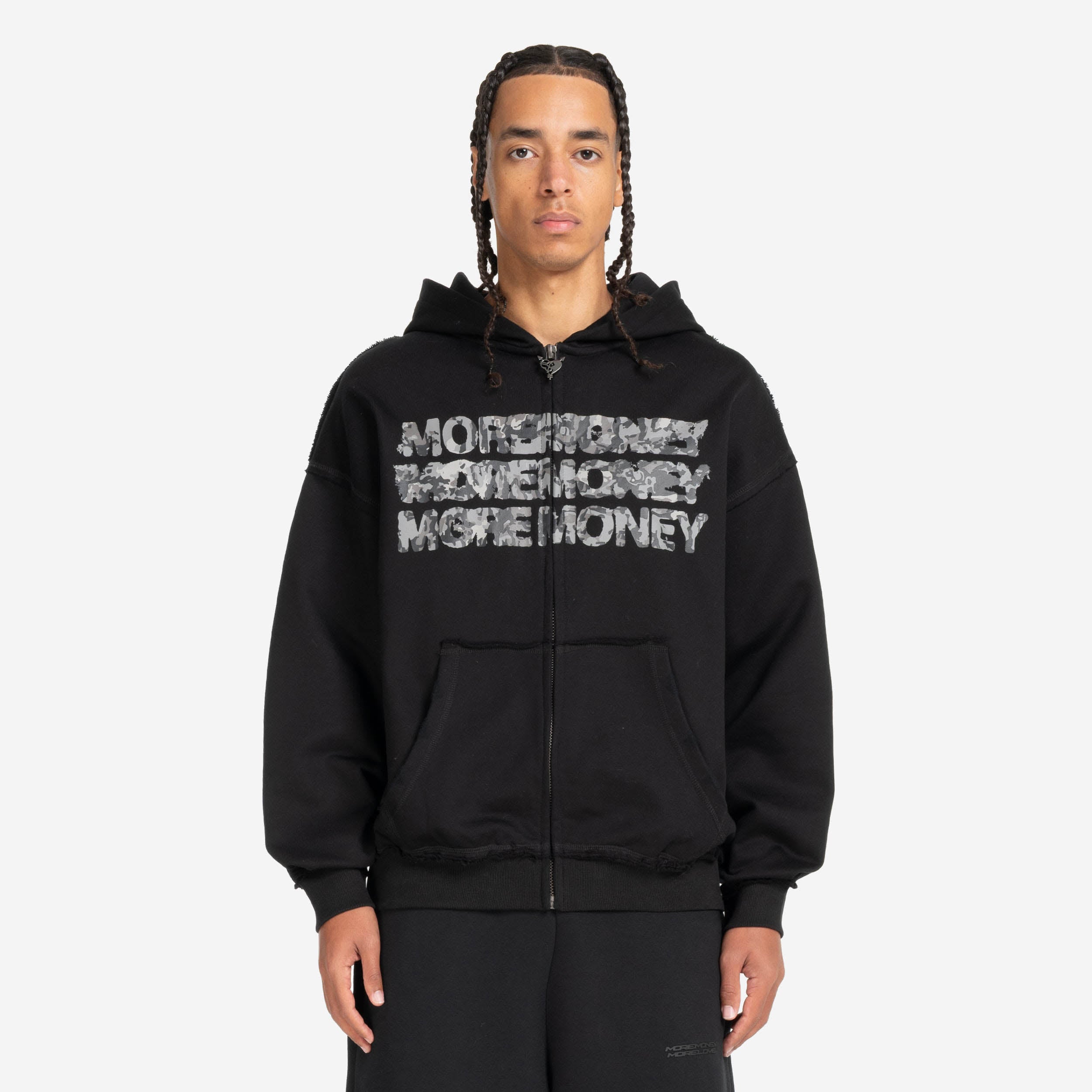 MONEY CALLING FLATLOCK ZIP BLACK