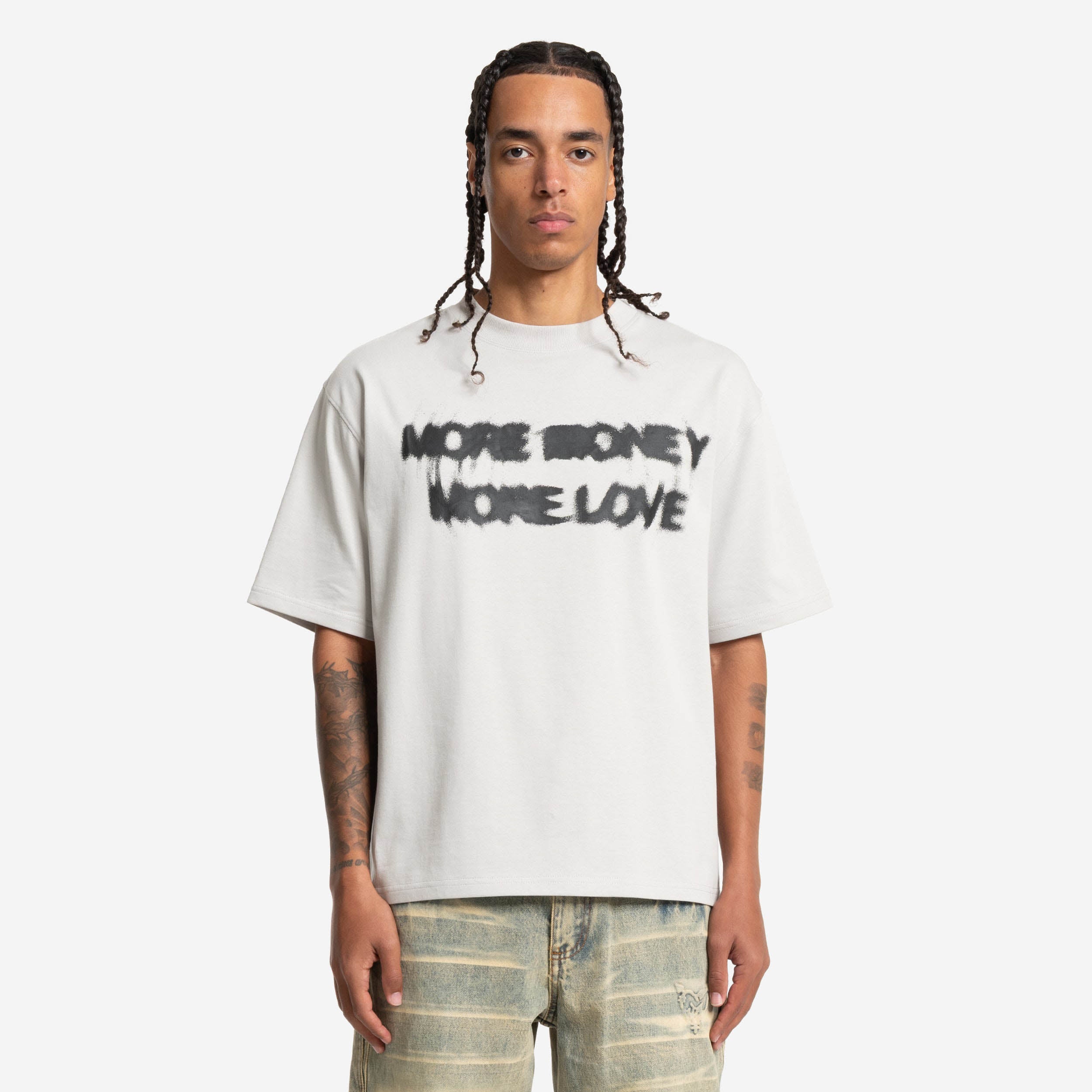 LUCID SIGHT TEE LIGHT GREY